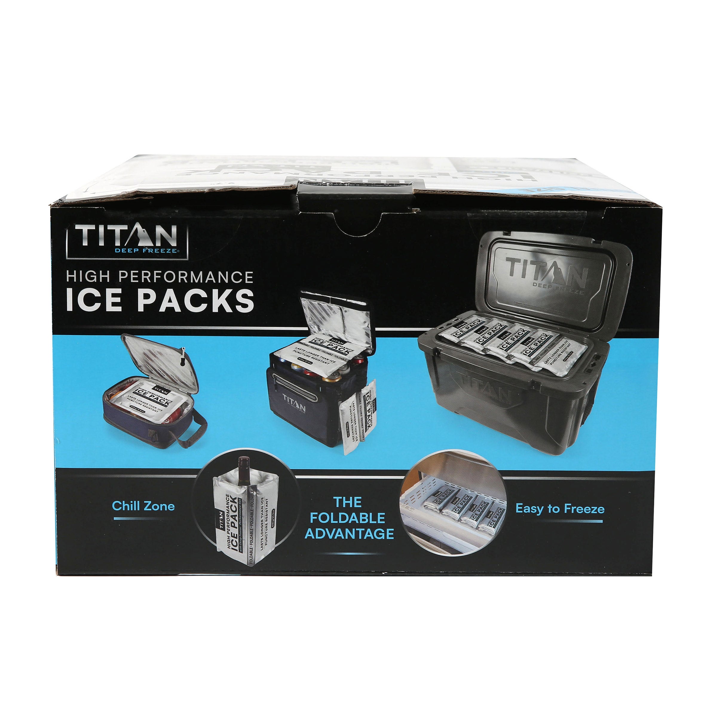 Titan High Performance Ice Packs, 8-pack
