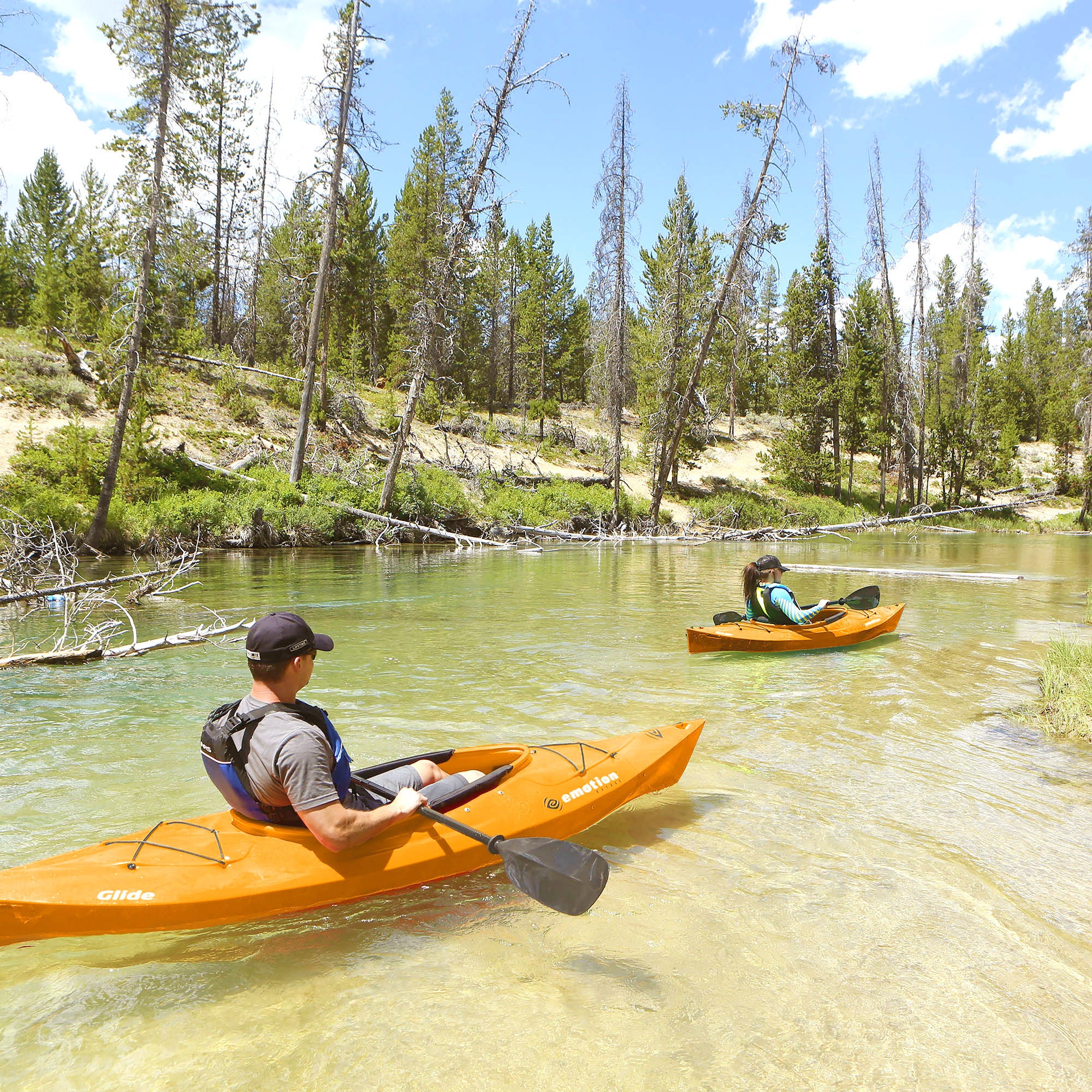 Glide 9'8" Sit-In-Kayak, 2-pack