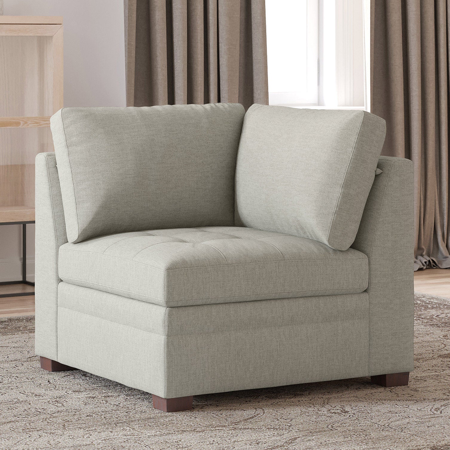 Thomasville Tisdale Corner Chair, Beige