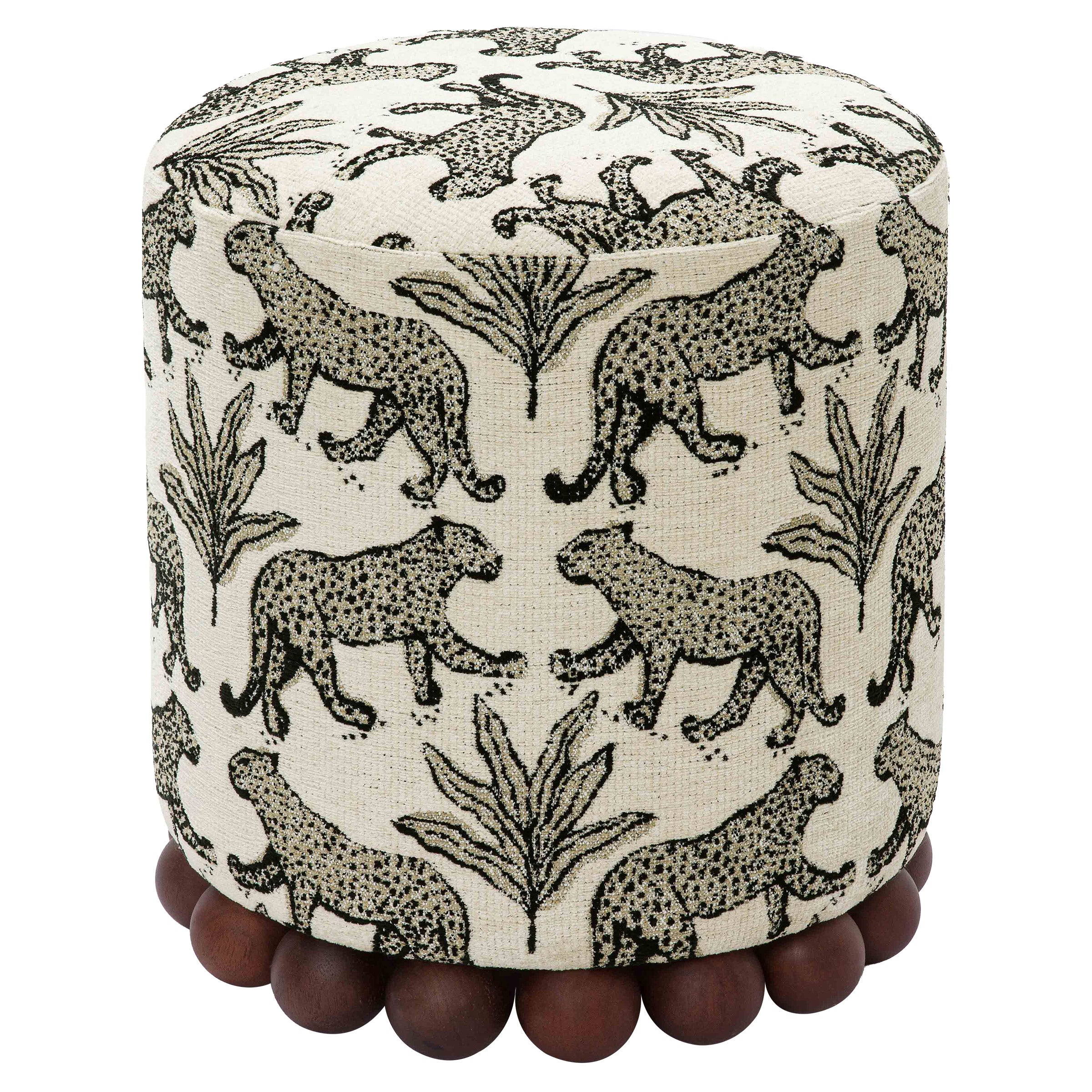Dex Jacquard Fabric Ottoman