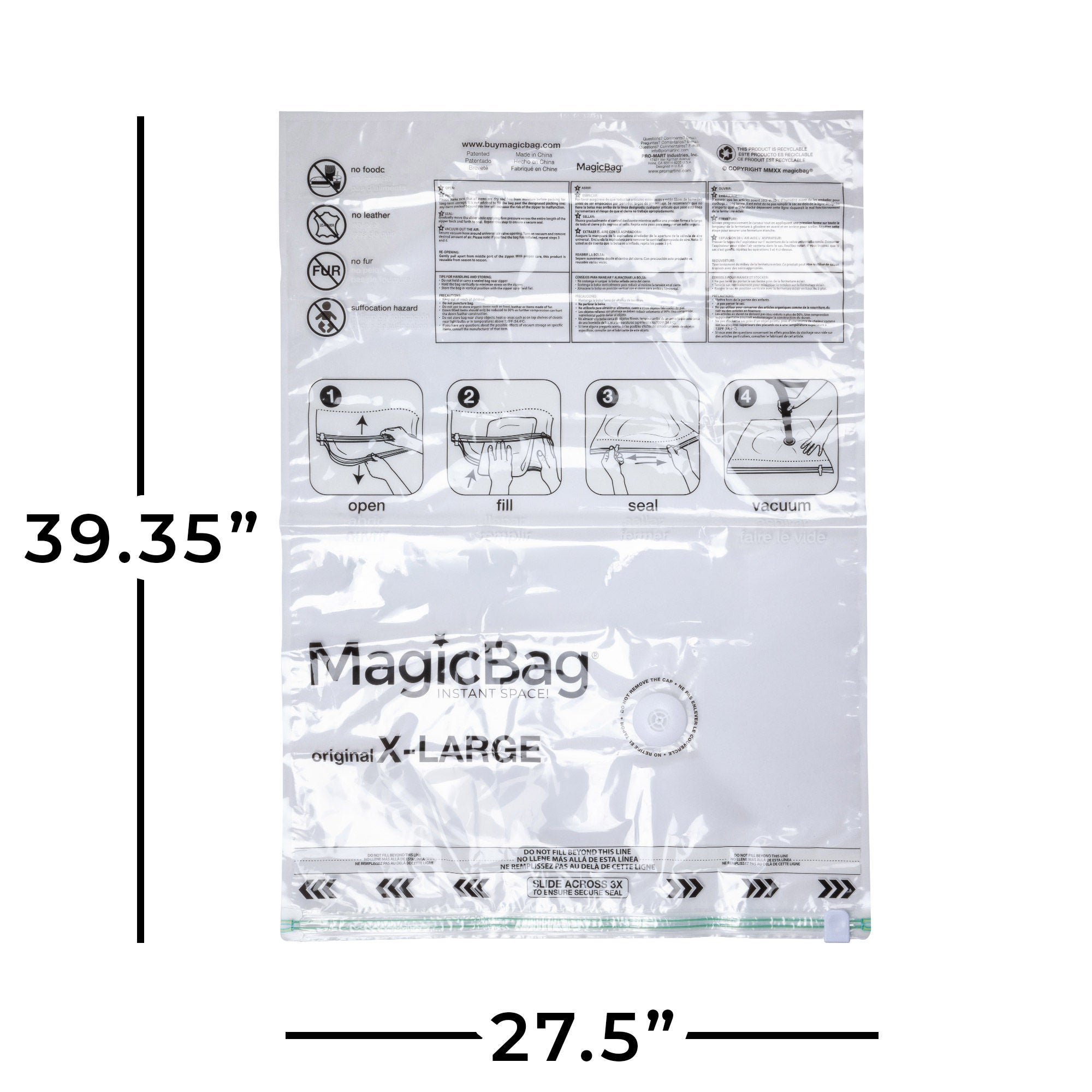 MagicBag Vacuum Storage Bag Combo Pack