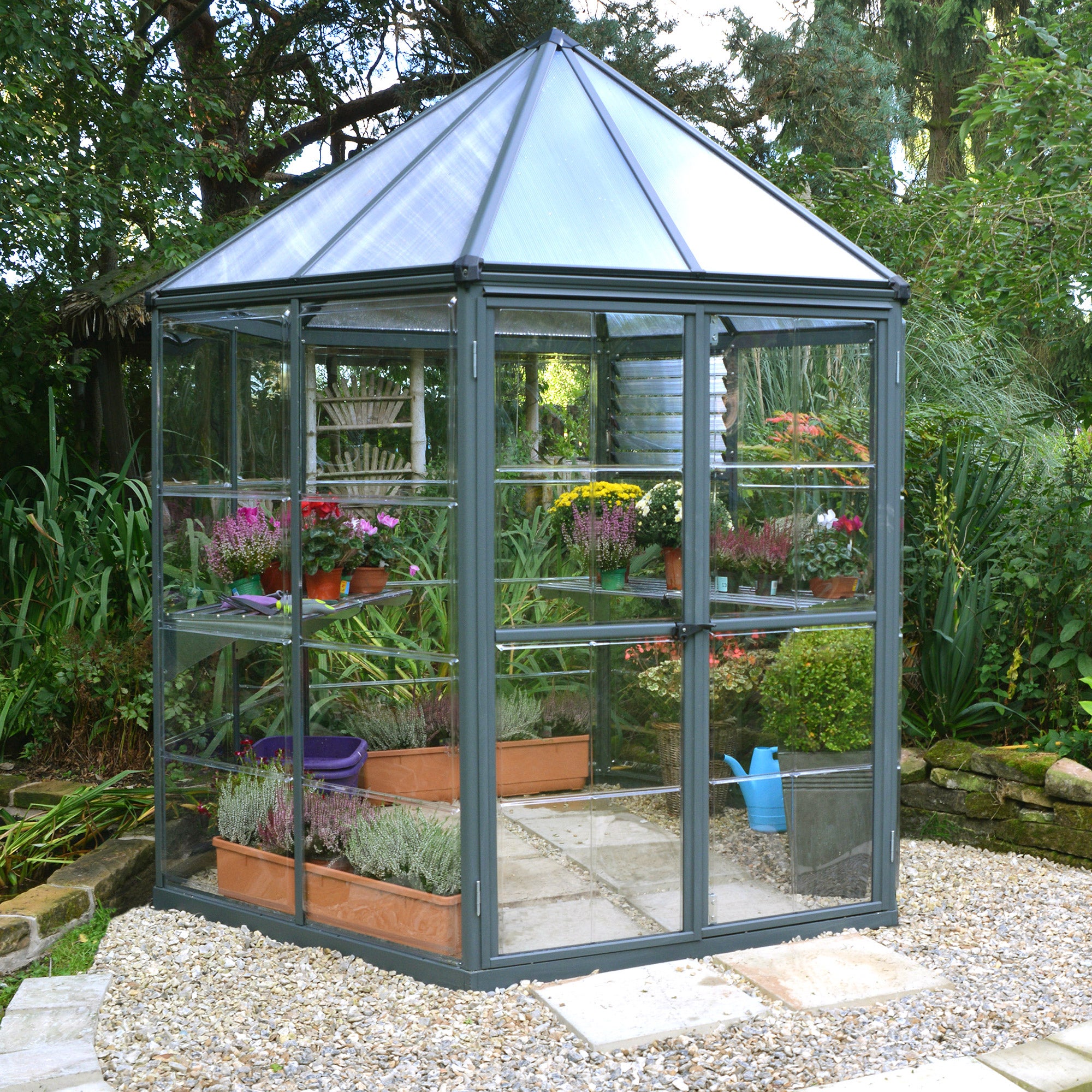 Palram Canopia Oasis Hexagonal Greenhouse