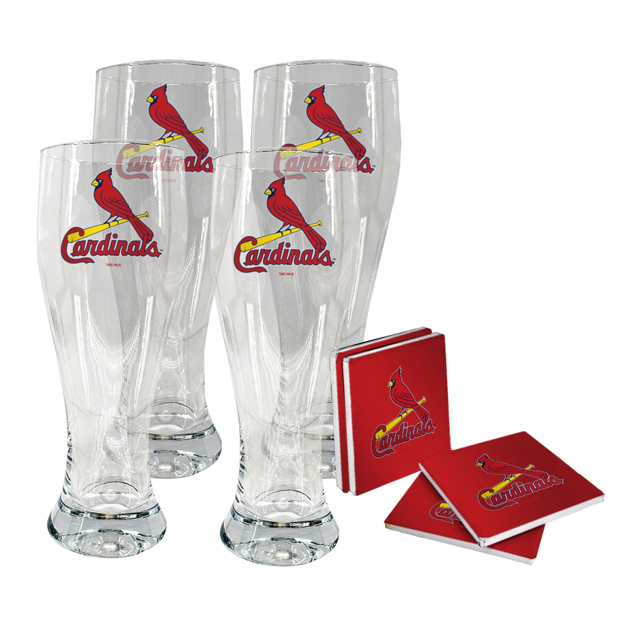 MLB Pilsner & Coaster Set