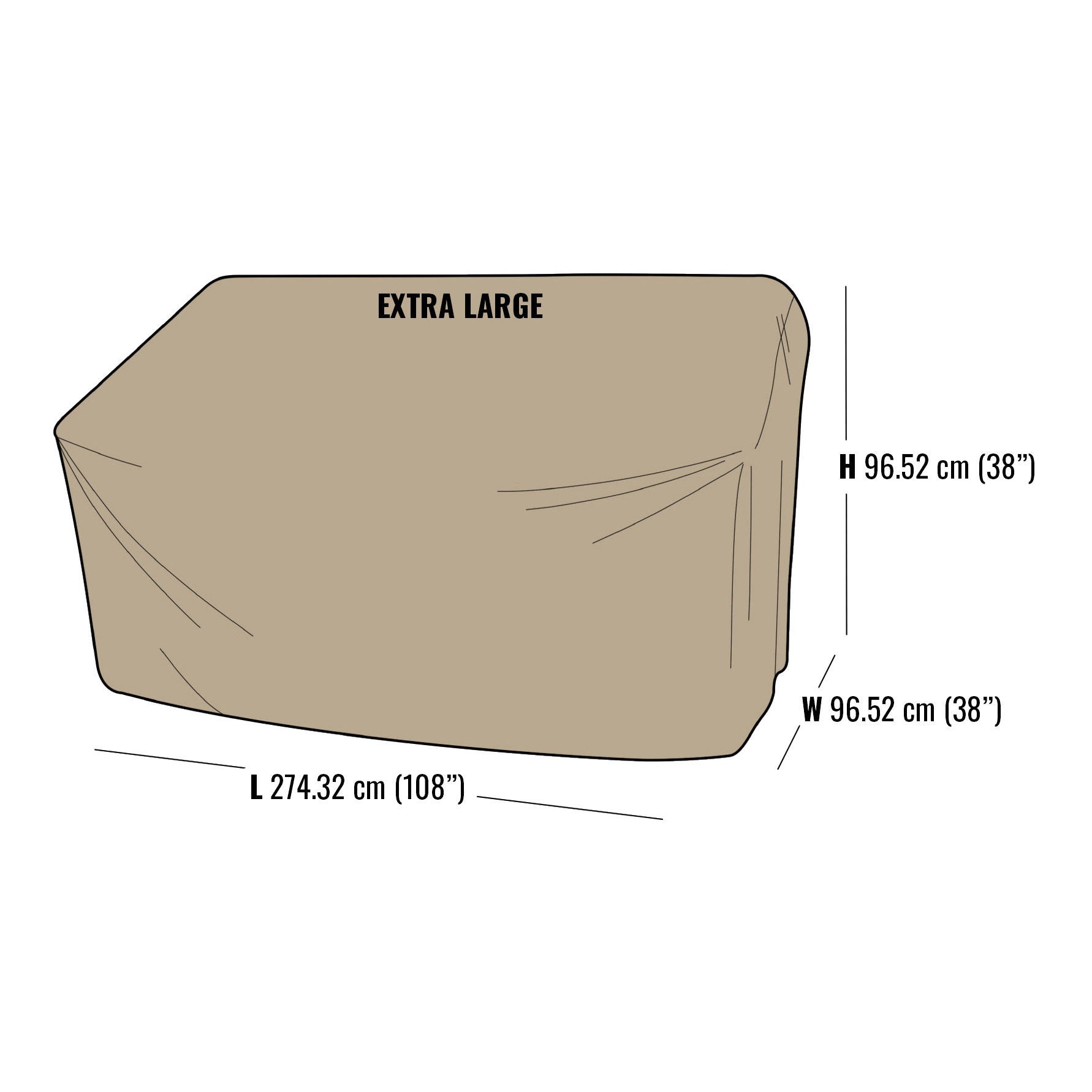 Outdoor Patio Sofa Cover
