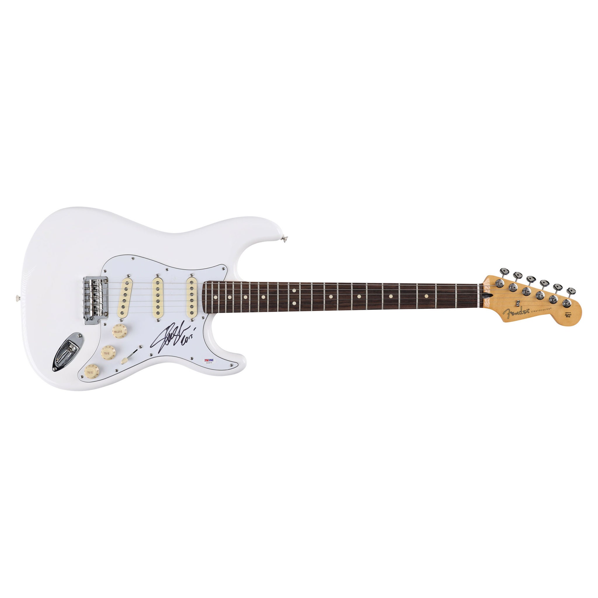 Slash Guns N' Roses Autographed White Fender Player II Stratocaster Guitar - PSA/DNA and Fanatics Authenticated