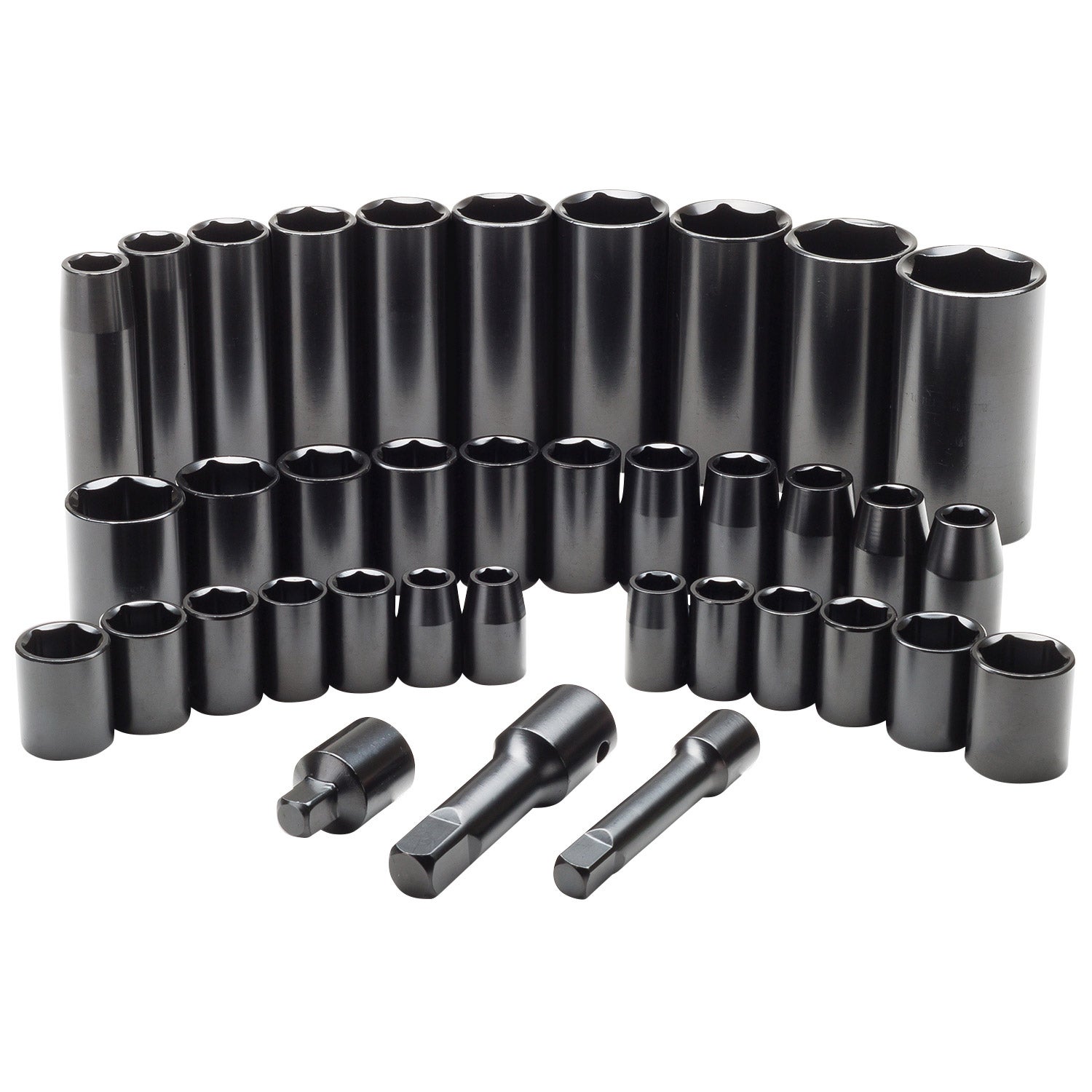Steel Vision 38-piece Drive Impact Socket Set