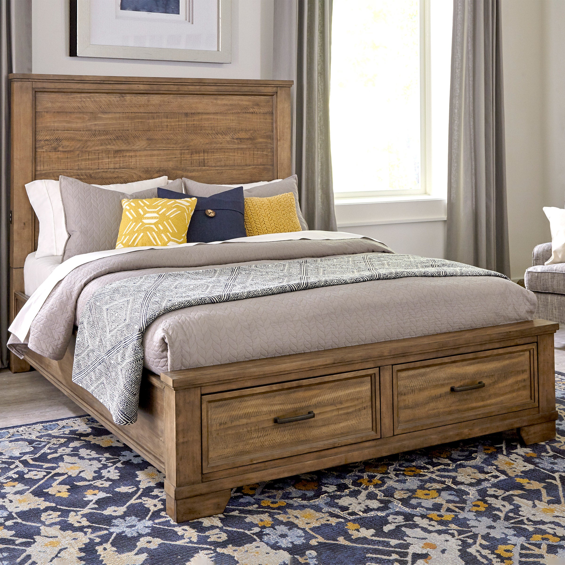 Pine Valley King Storage Bed