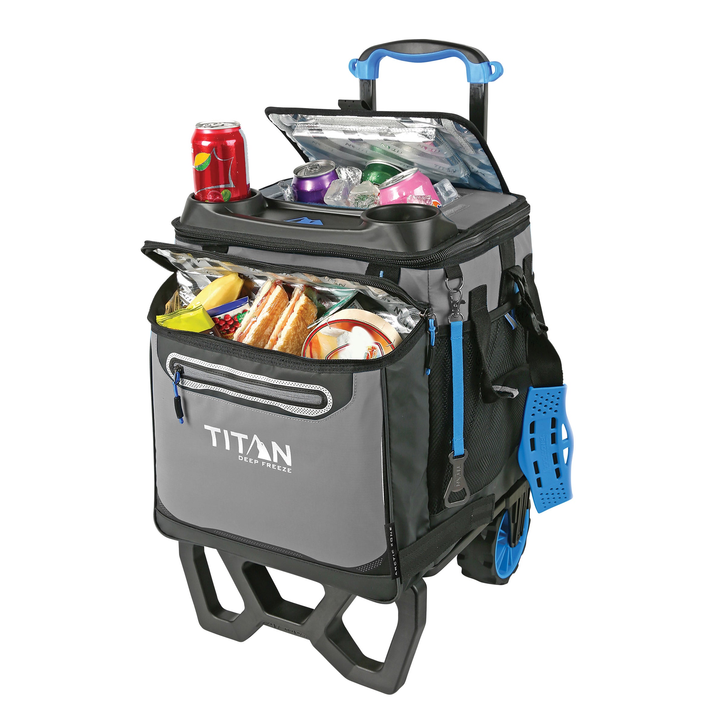 Titan Deep Freeze 60 Rolling Cooler