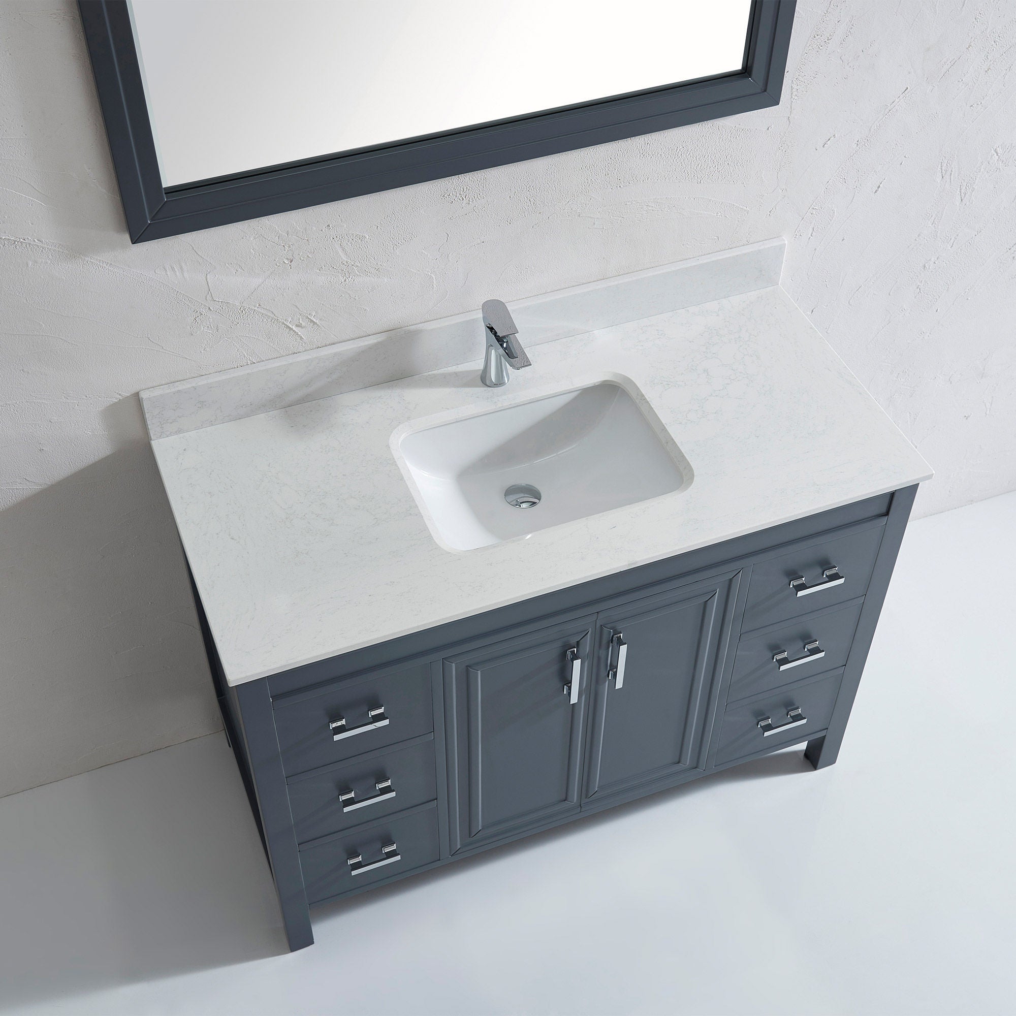 Corniche 48" Pepper Gray Vanity by Studio Bathe