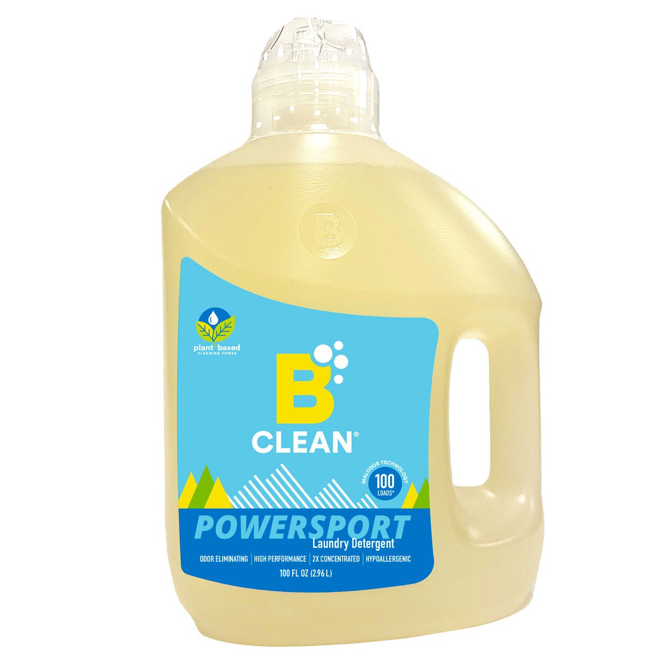 Boulder Clean Power Sport Liquid Laundry Detergent, Arctic Blast, 100 Loads, 100 fl oz