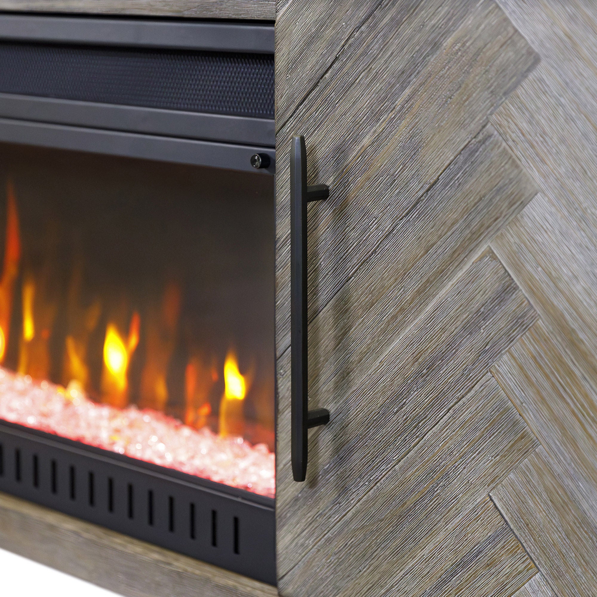 Parker 80” TV Console with Electric Fireplace