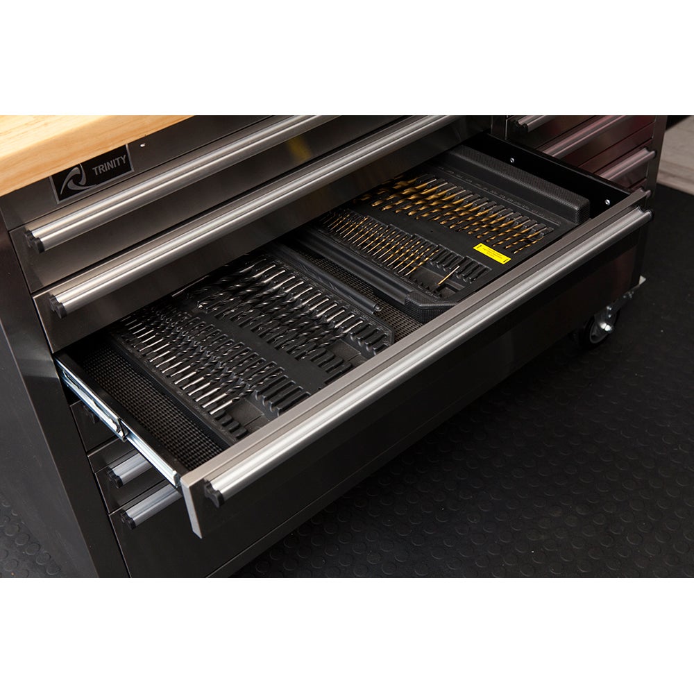 TRINITY 48" Stainless Steel Rolling Workbench