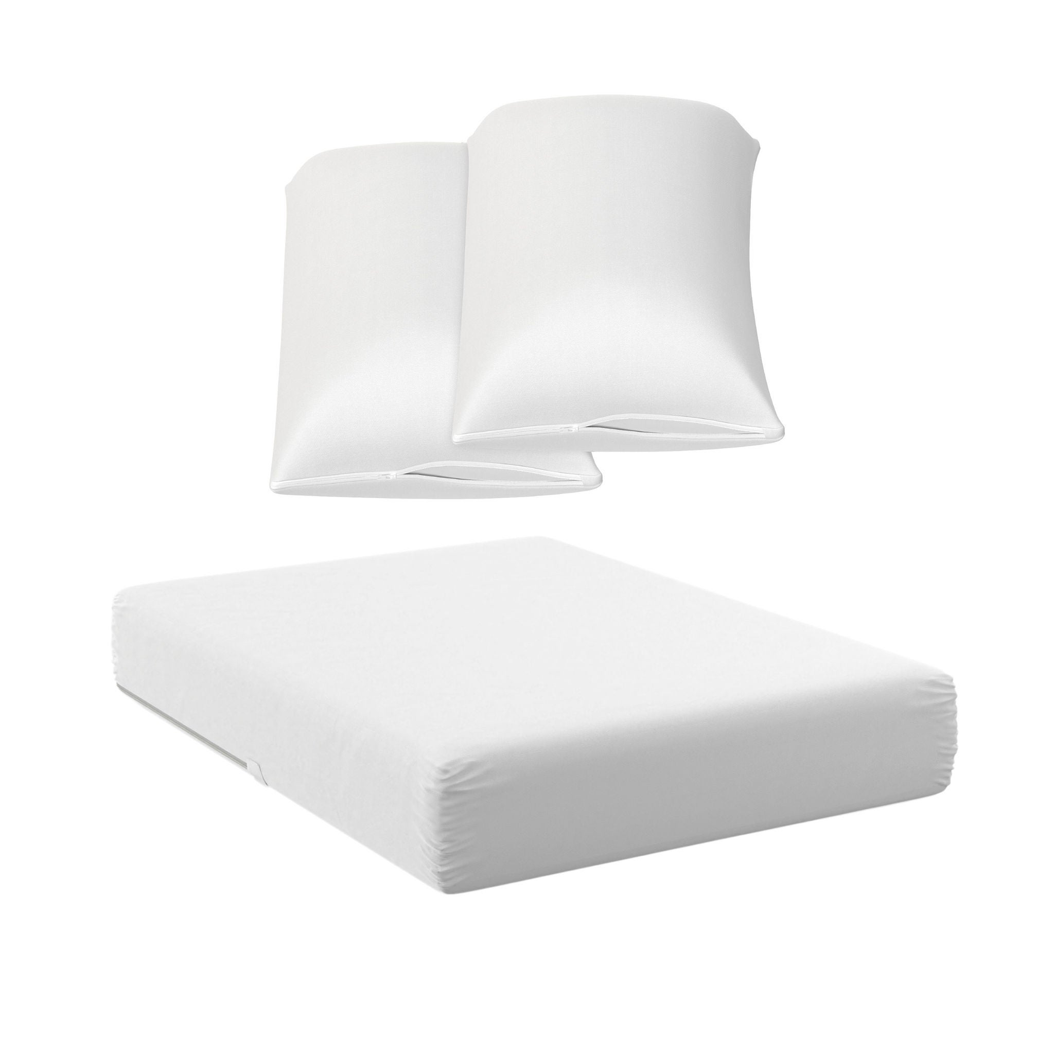AllerEase Ultimate Cotton Mattress and Pillow Protector Bed Bundle