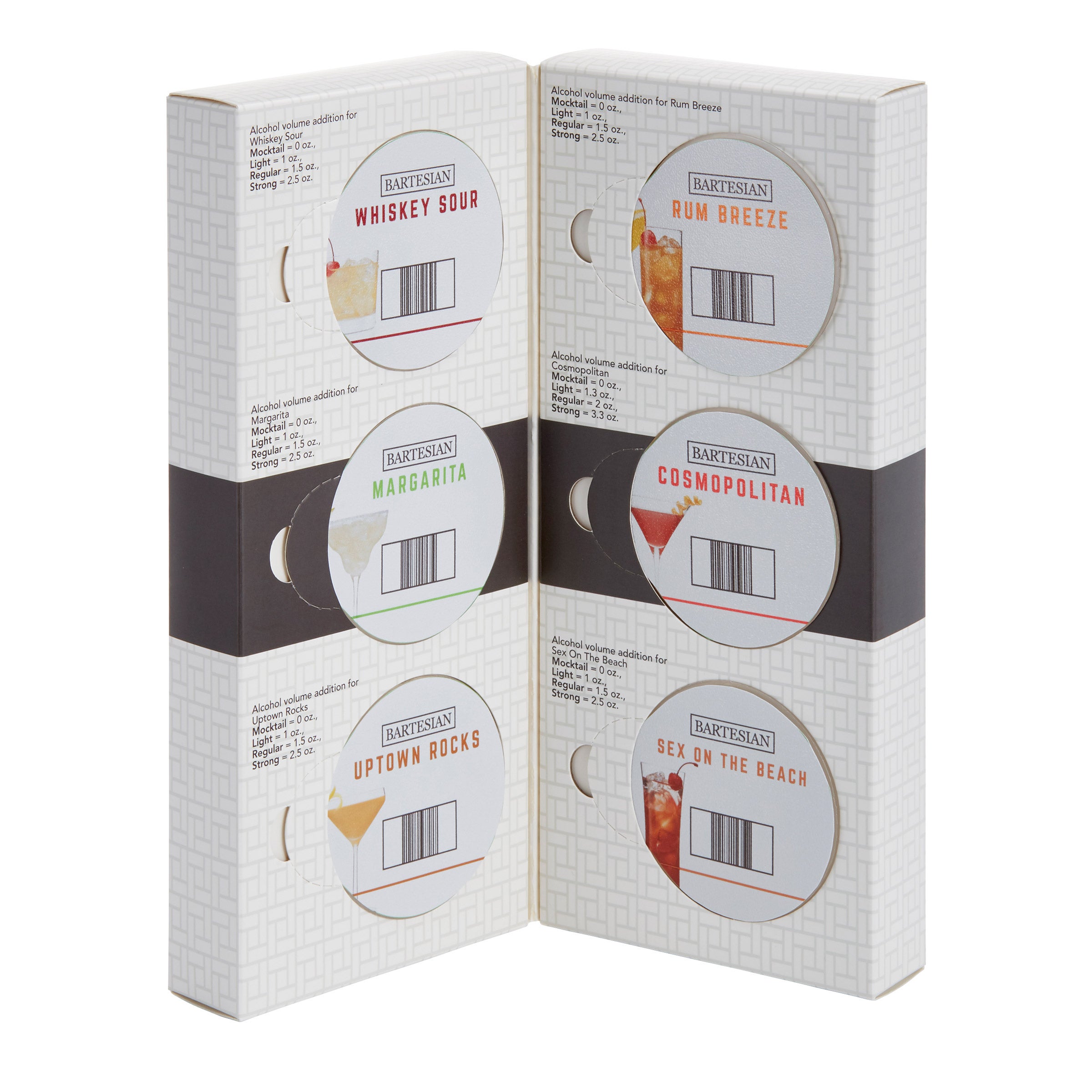 Bartesian Premium Cocktail Machine with 6 Drink Capsules