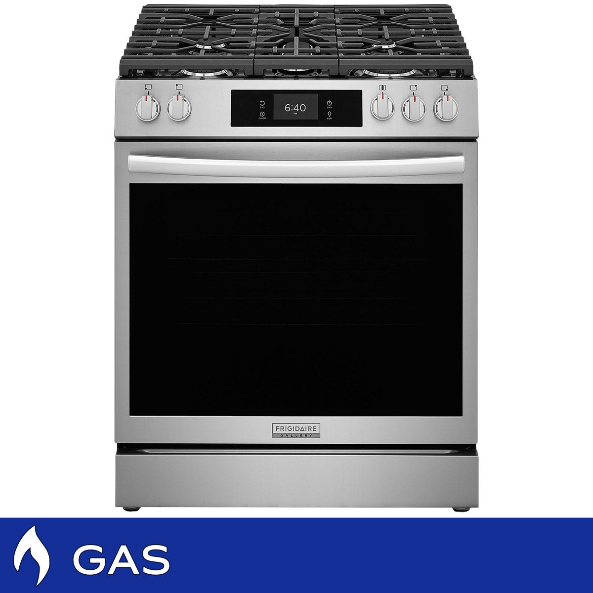 Frigidaire Gallery 6.0 cu. ft. Front Control GAS Range with Stone-Baked Pizza Mode