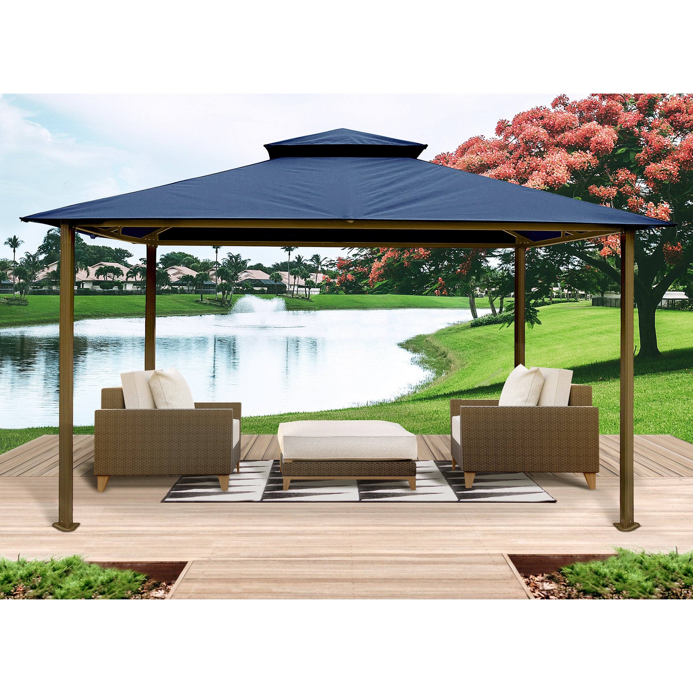 Paragon Kingsbury 10'7" x 14'4" Soft Top Gazebo