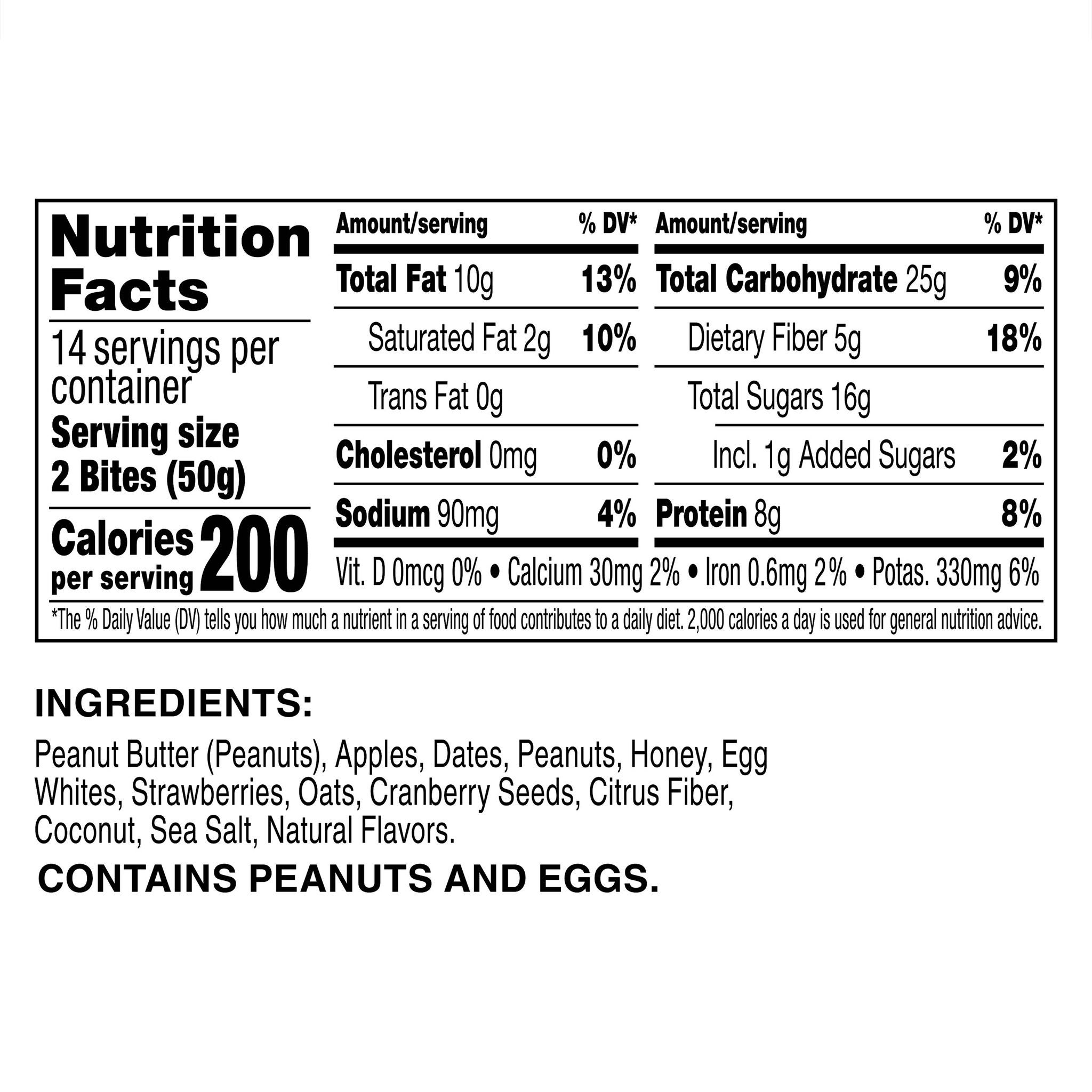 RXBAR Protein Strawberry Peanut Butter Energy Bites, 28-count