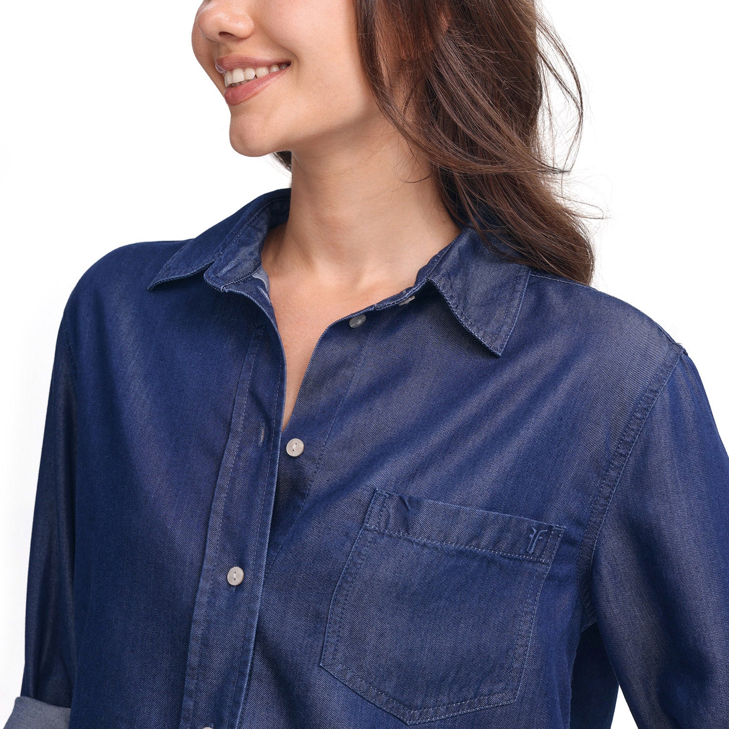 Frye Women's Lyocell Button-Up Shirt
