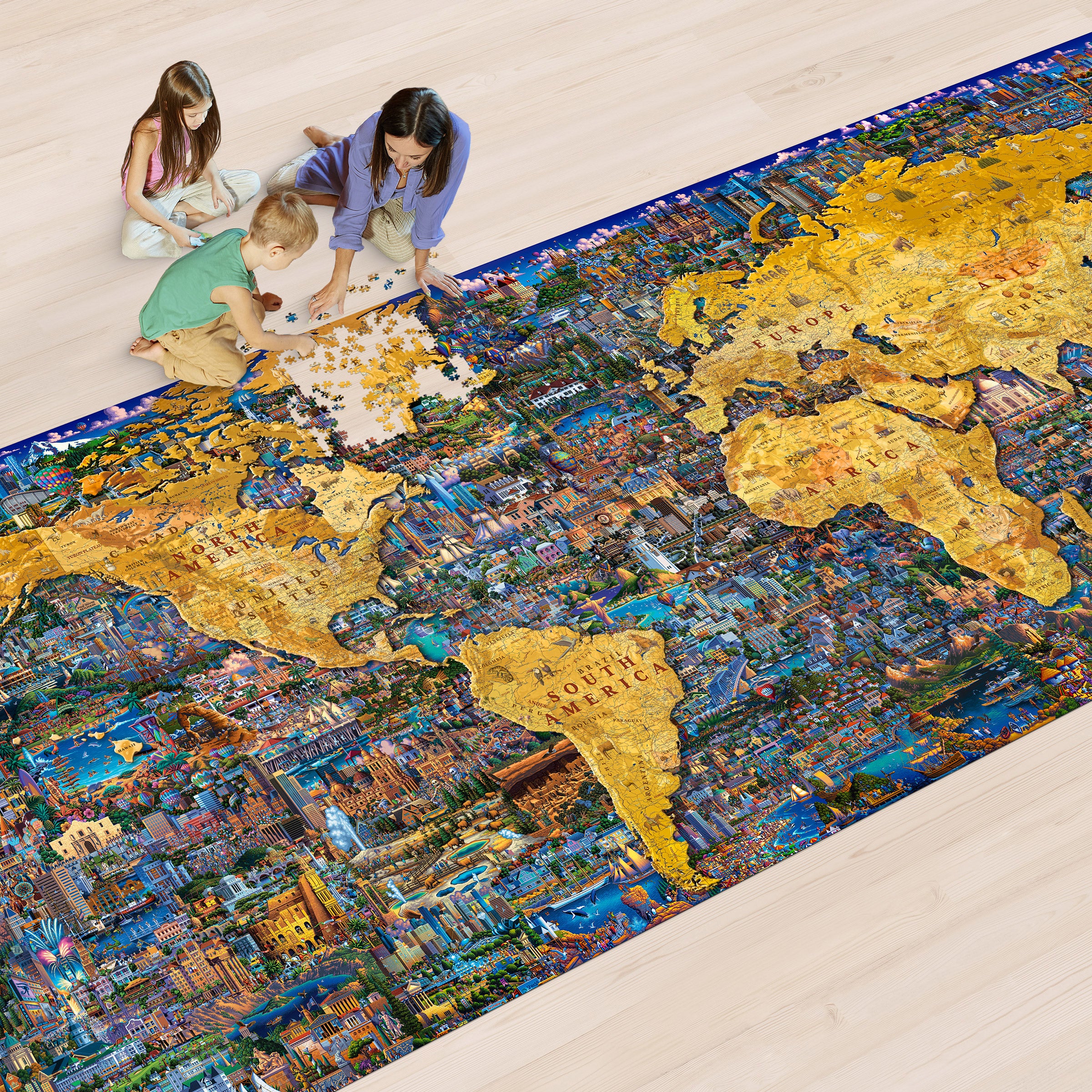 The World’s Largest Puzzle by Dowdle
