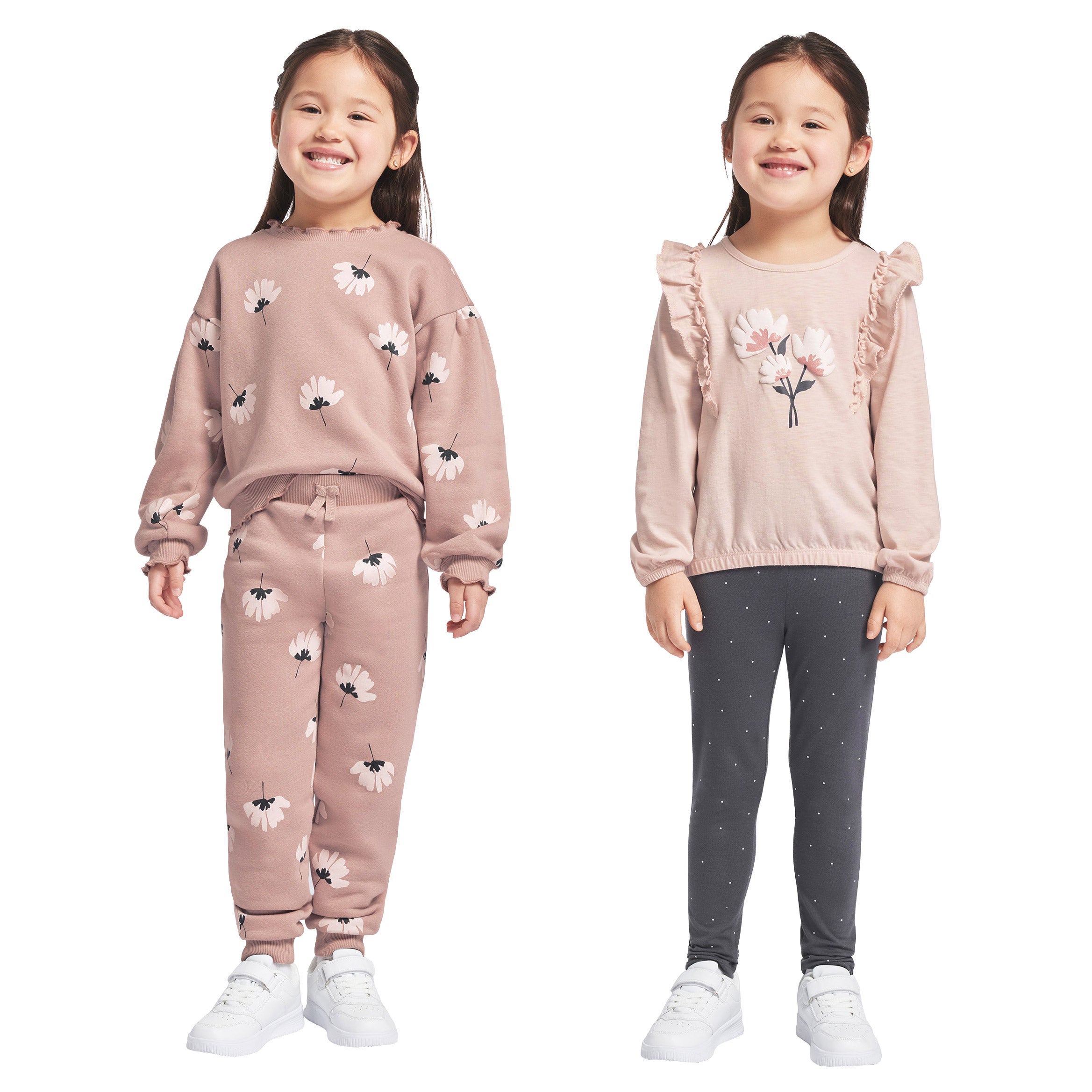 KHQ Kids 4-piece Pink Flower Set