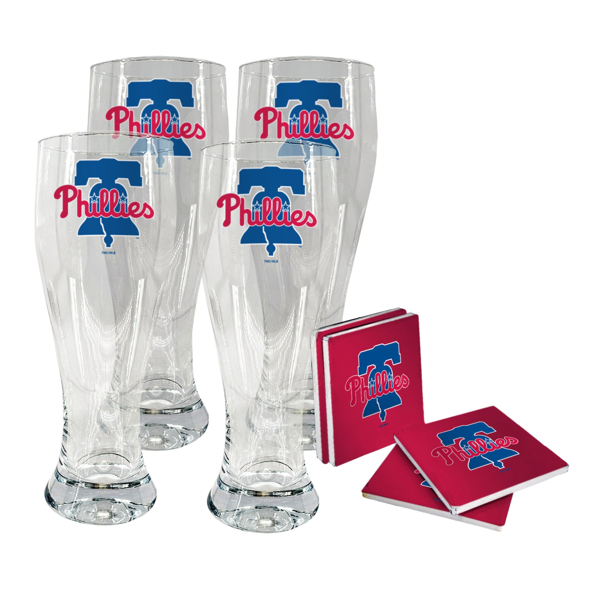 MLB Pilsner & Coaster Set