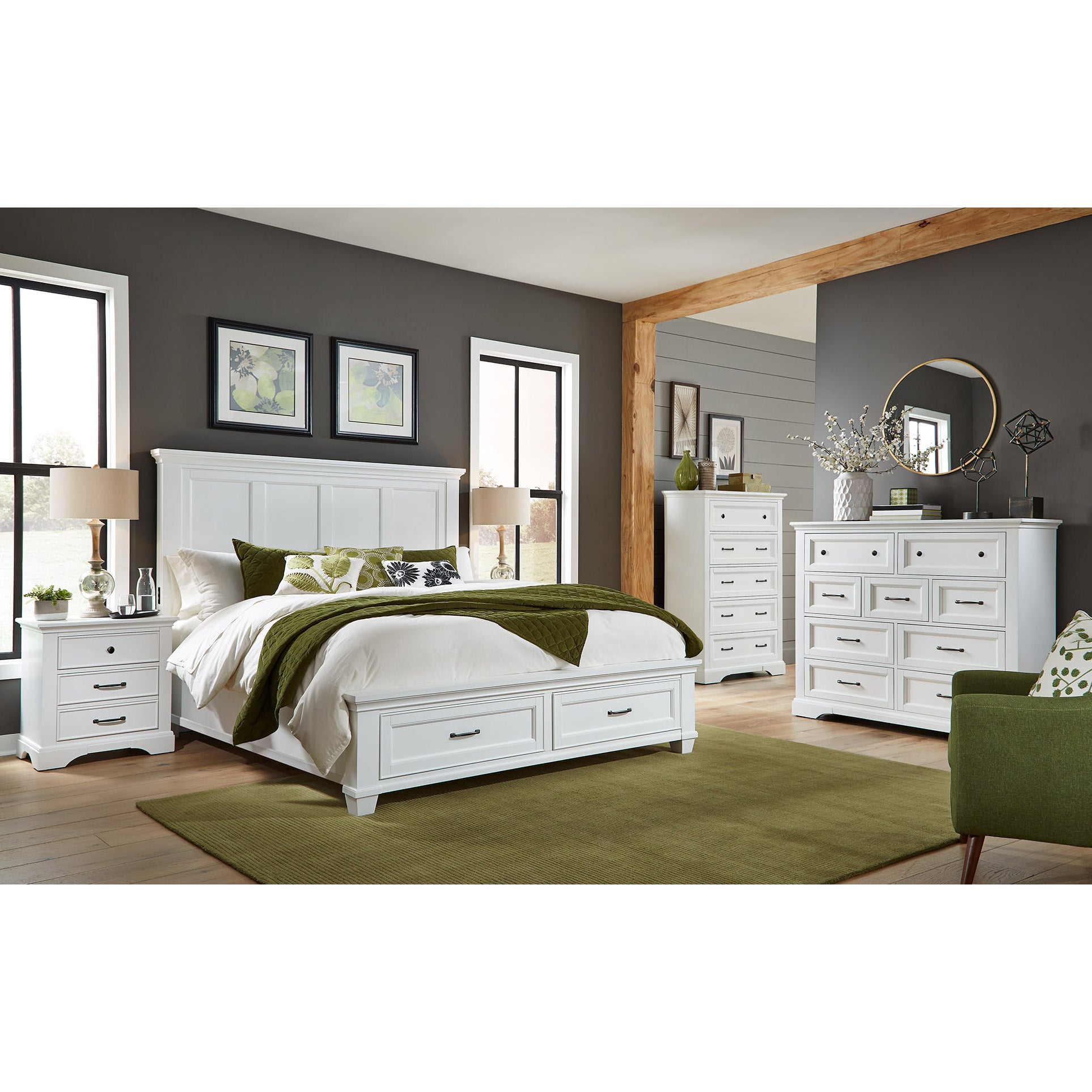 Kitteridge Cal-King Storage Bed