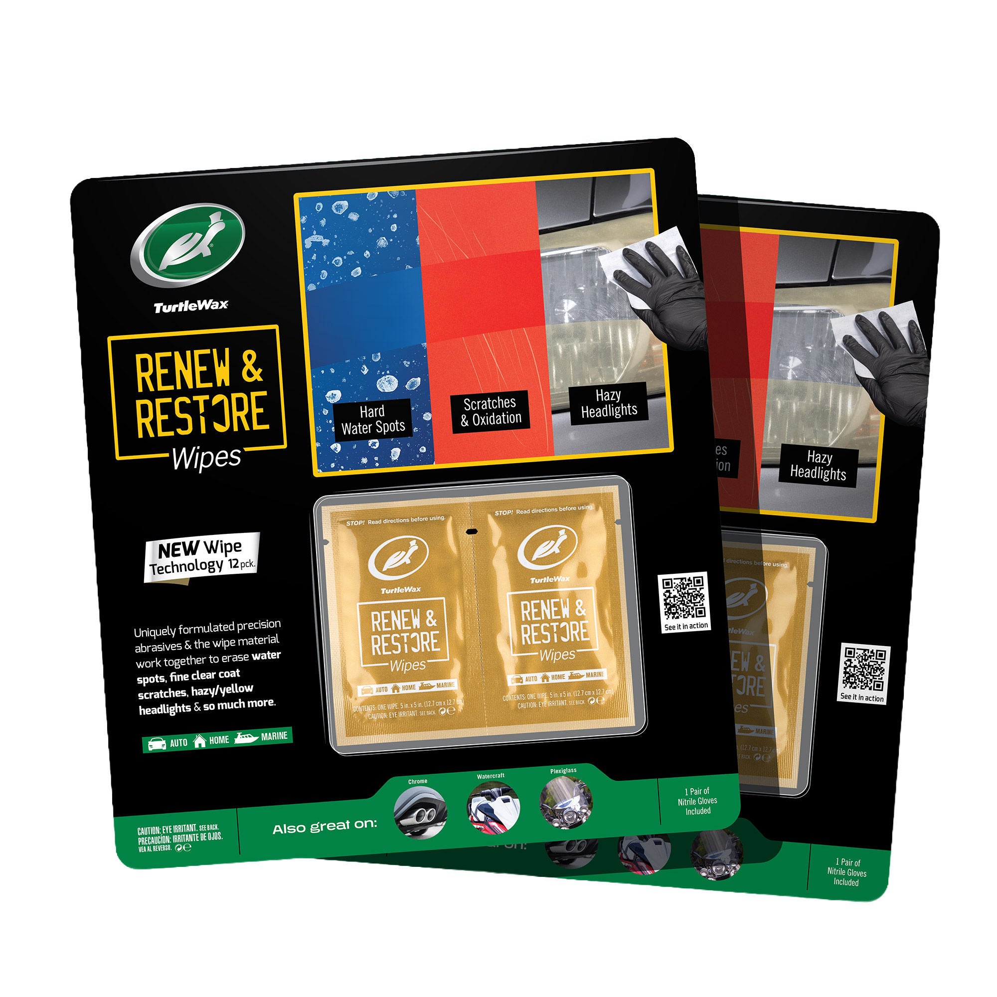 Turtle Wax Renew & Restore Wipes 24-count