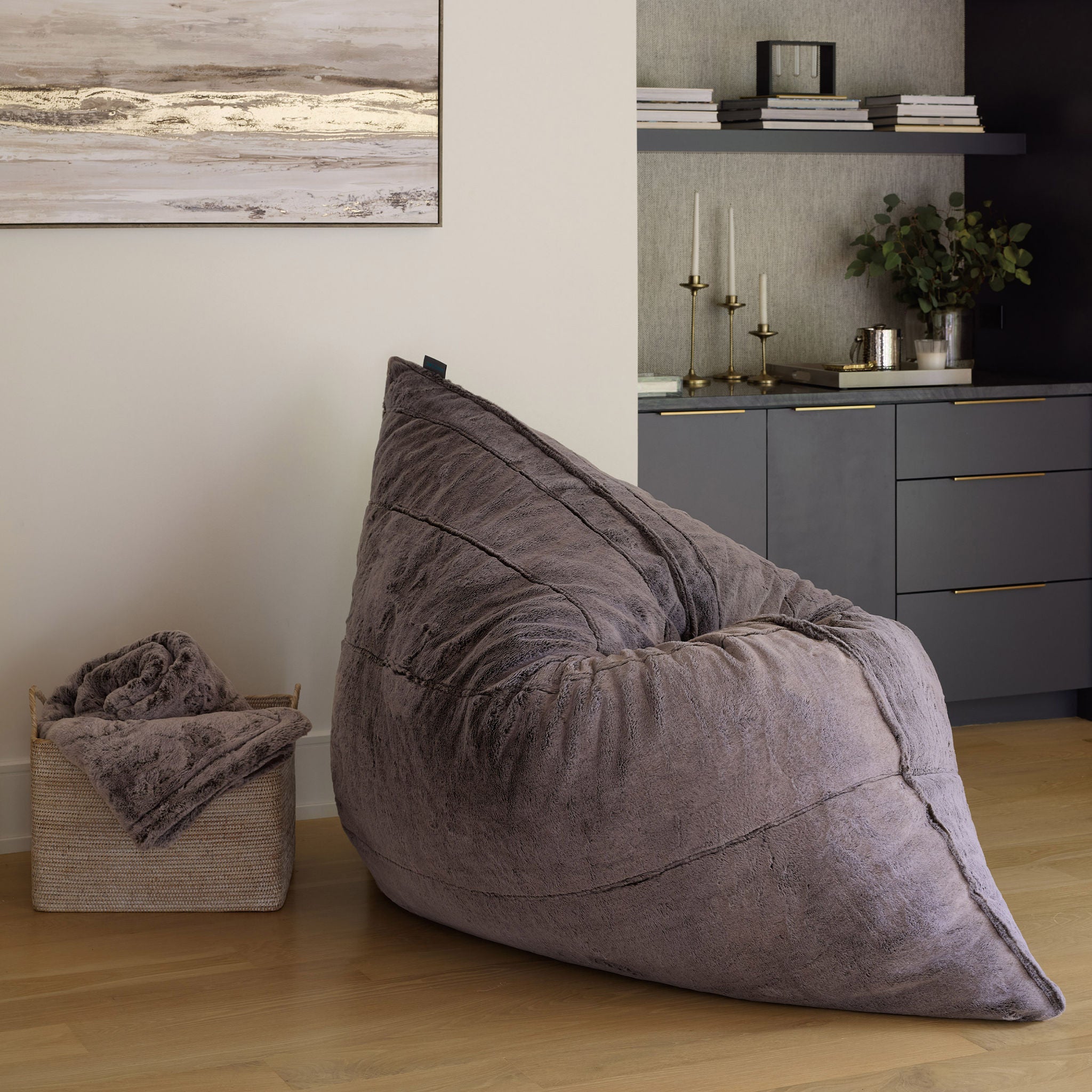Lovesac Modular Sectional Sofa Bundles 4 Seats/ 5 Angled Sides with Storage