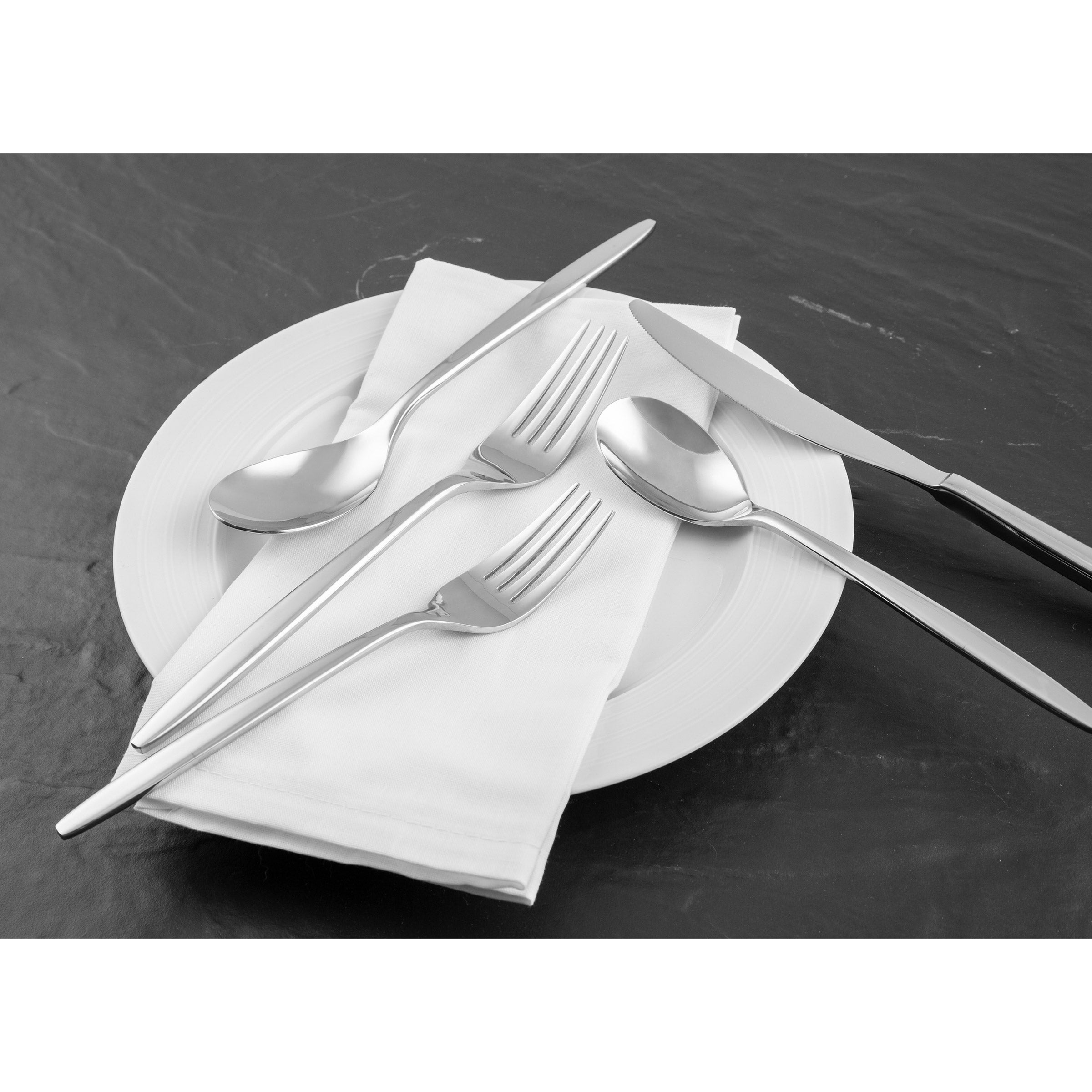 Cambridge Silversmith Silas Mirror 20-piece Flatware Set