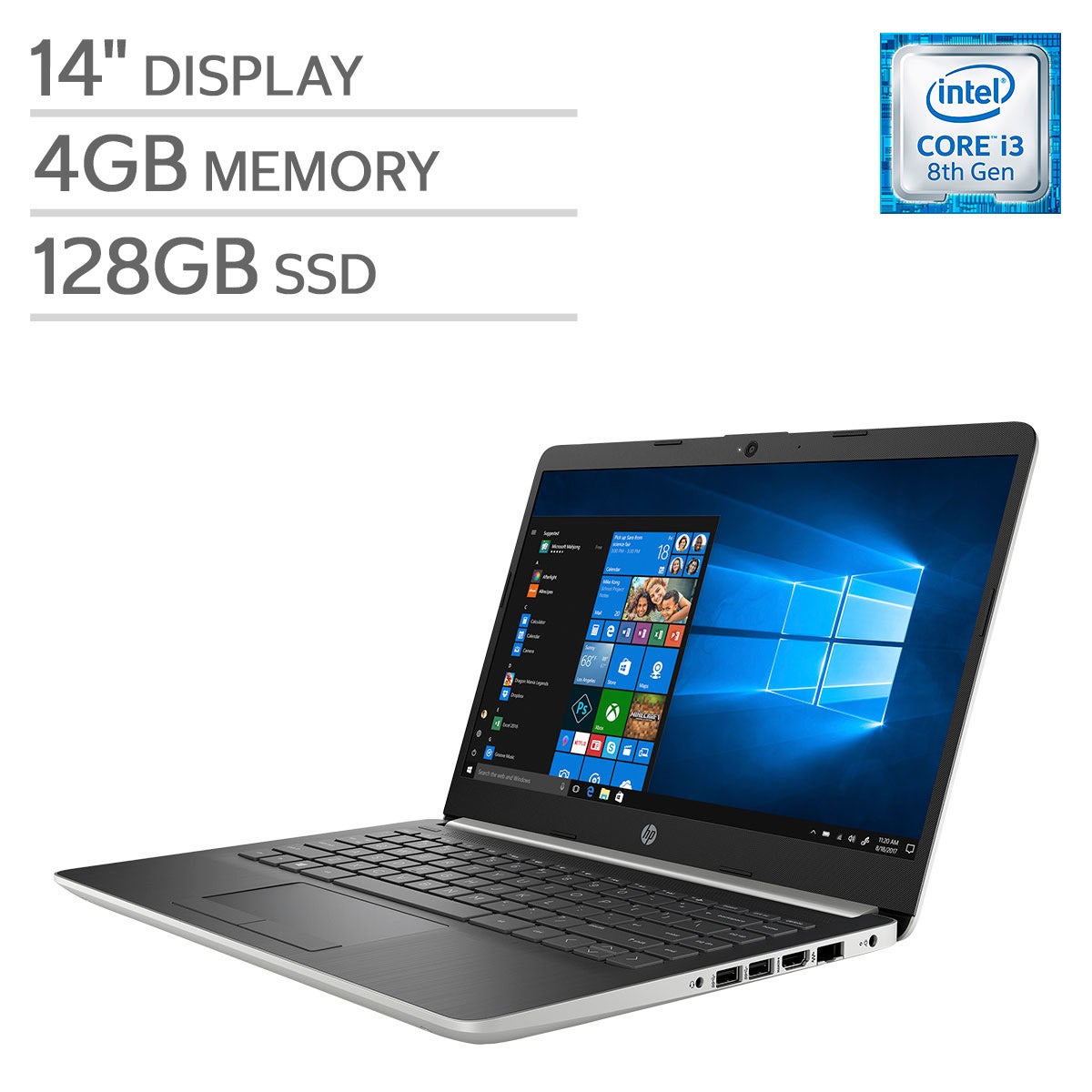 HP 14" Laptop - Intel Core i3 - 1080p.