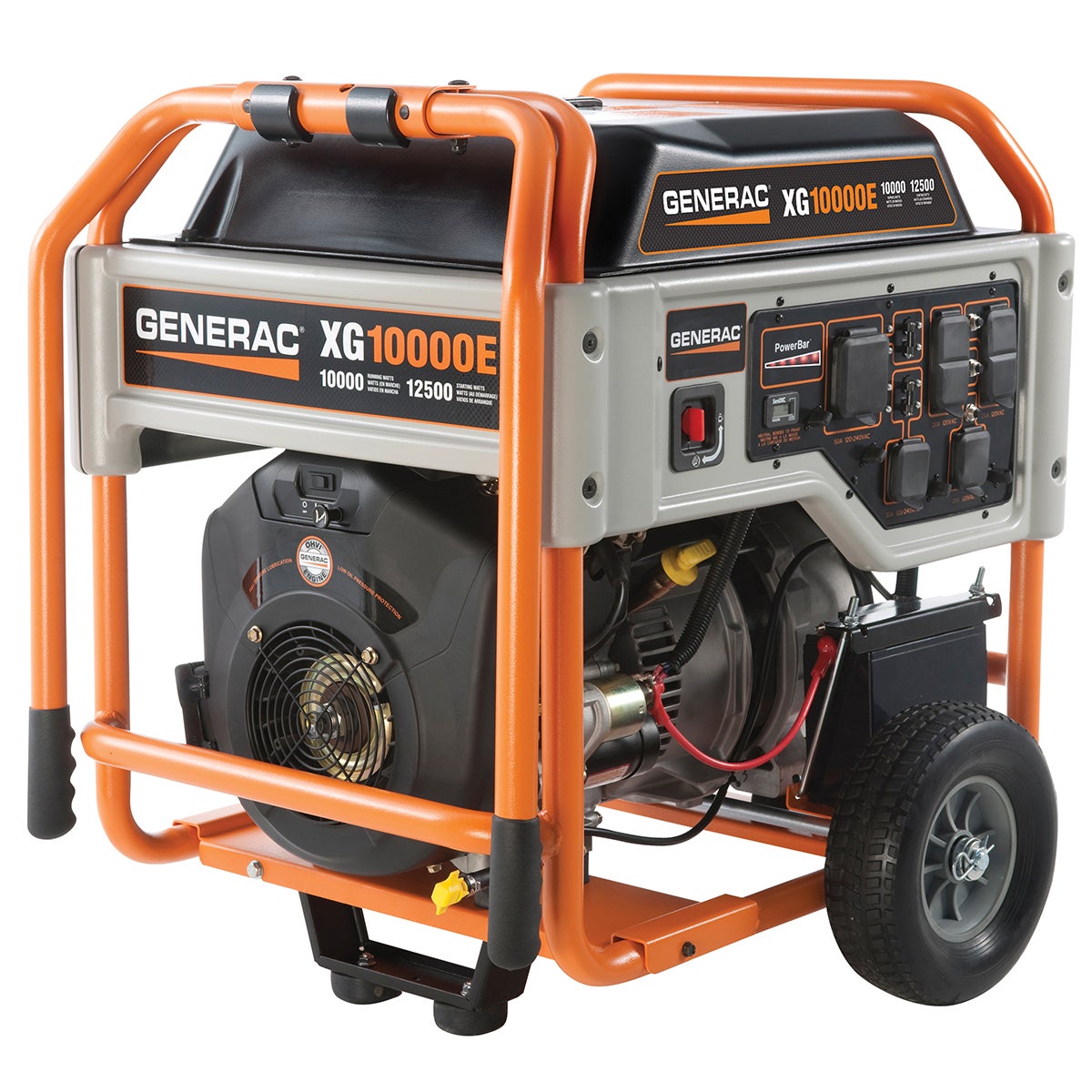 Generac 10,000W Portable Generator with Electric Start and 20' Cord