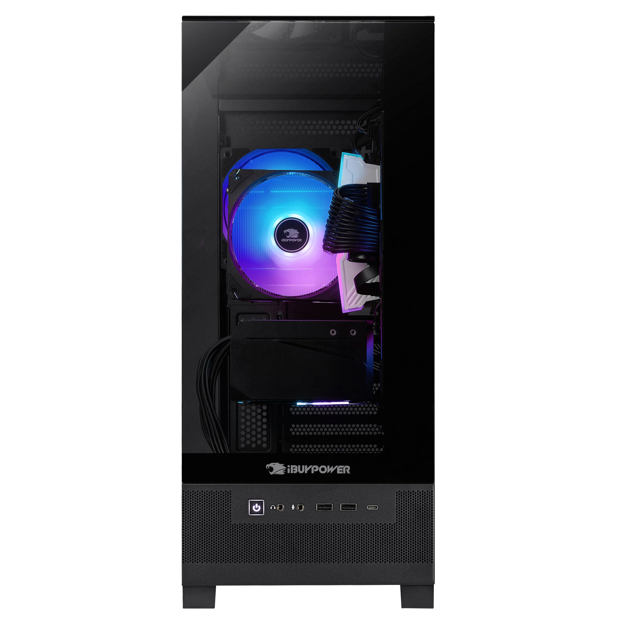 iBUYPOWER Element Gaming PC - AMD 8-Core Ryzen 7 8700F processor - NVIDIA GeForce RTX 5060 Graphics - 16GB RAM - 1 TB SSD - Windows 11 Home