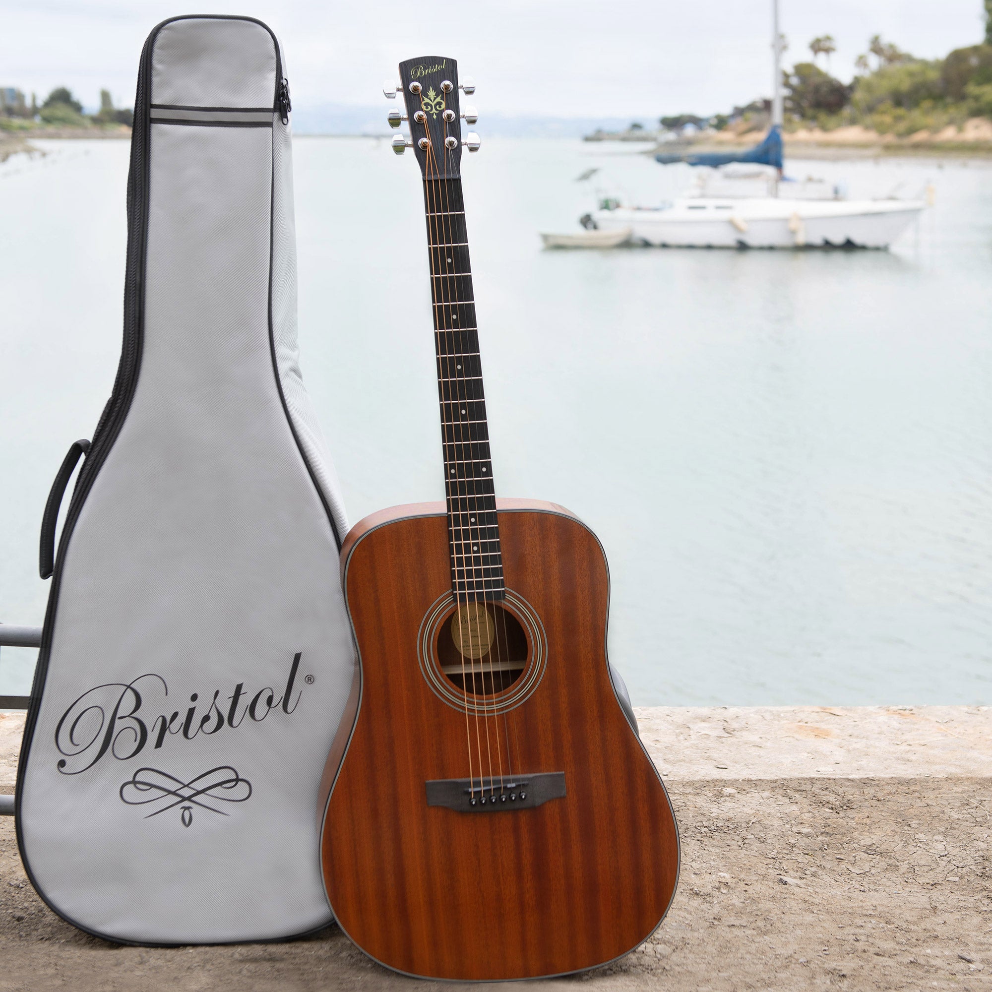 Bristol BD-15 Dreadnaught Acoustic Guitar Pack, by Blueridge