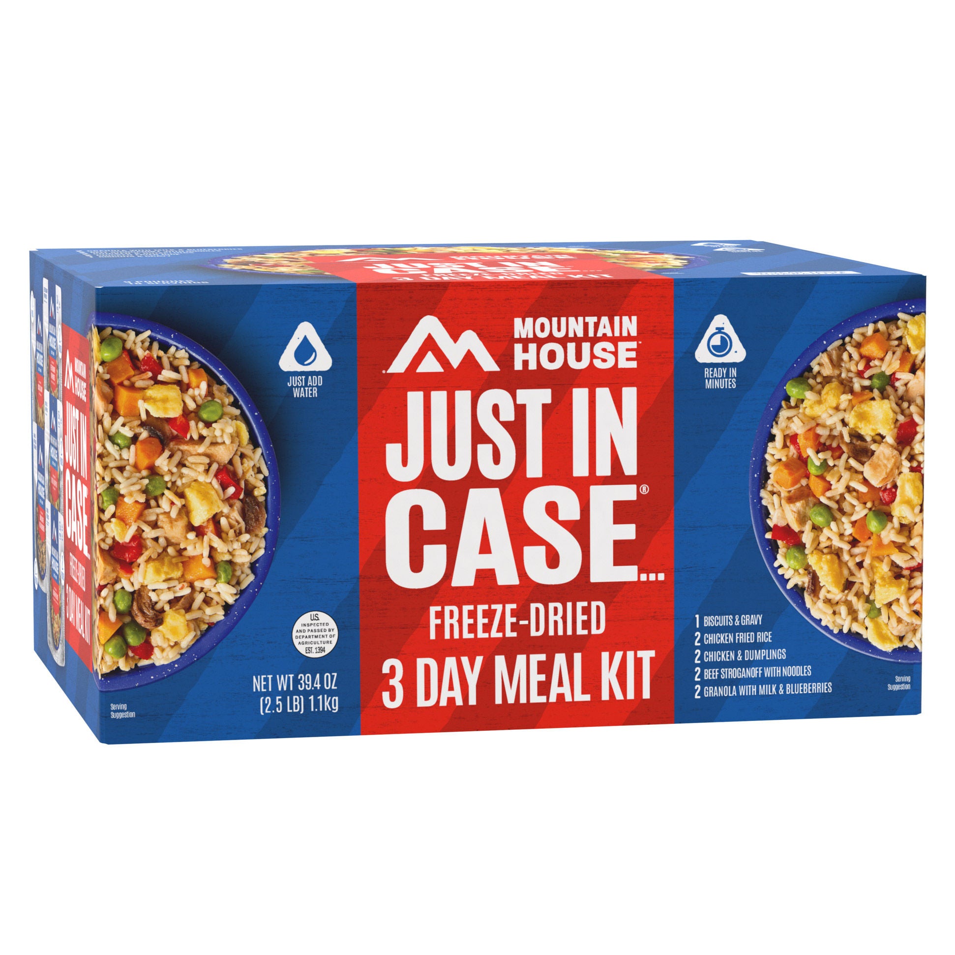 Mountain House 3-day Emergency Meal Kit 9-pouch Assortment (18 Total Servings)