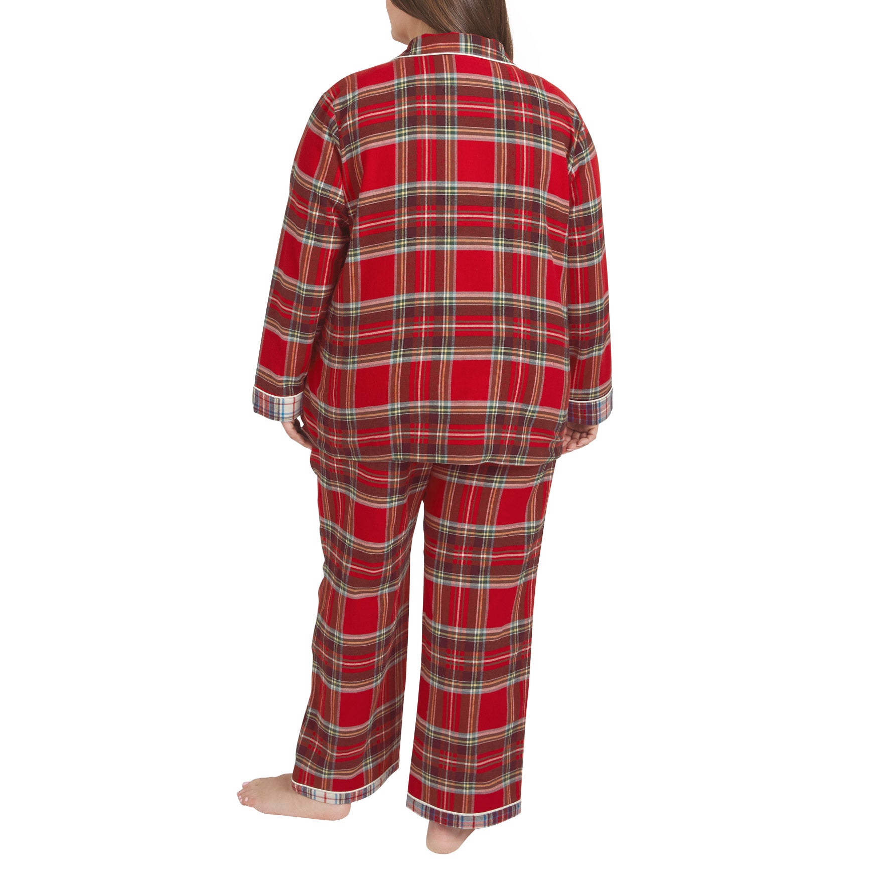 Lands' End Women's 2-piece Cotton Flannel Pajama Set
