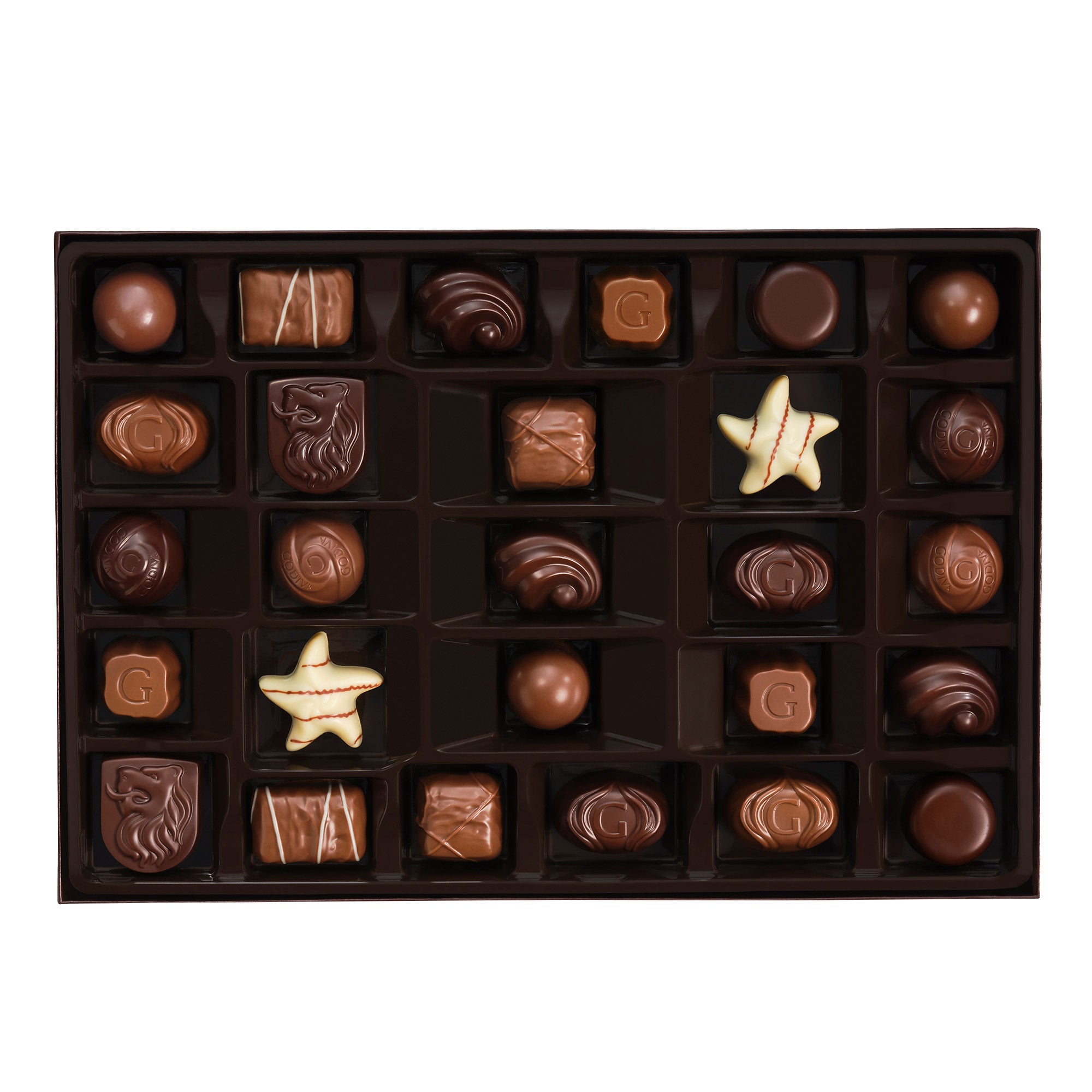 Godiva Goldmark Assorted Chocolate Gift Box, 4 Pack, 108 Total Pieces
