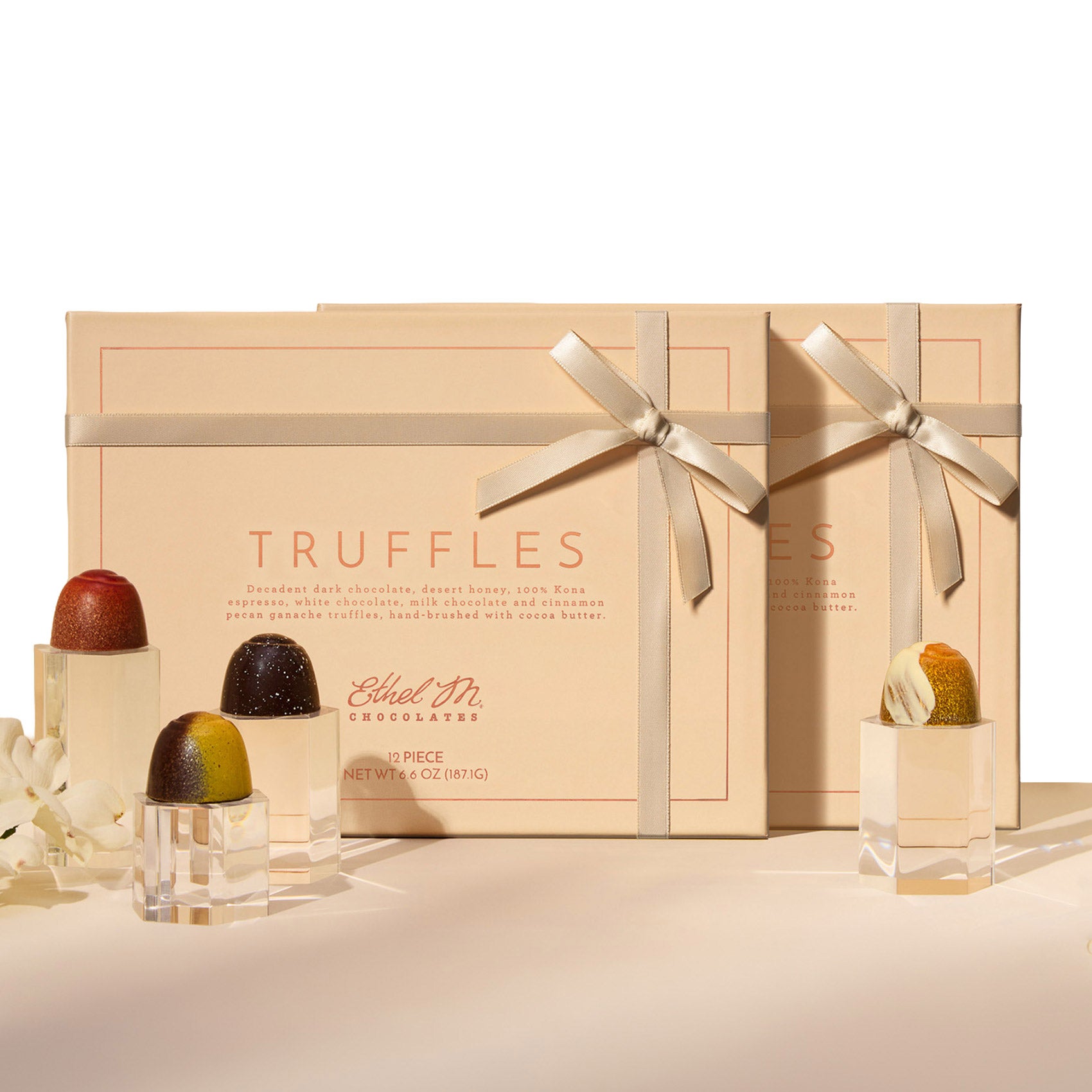 Ethel M Chocolates Truffles Collection, 2 Pack, 24 Pieces Total