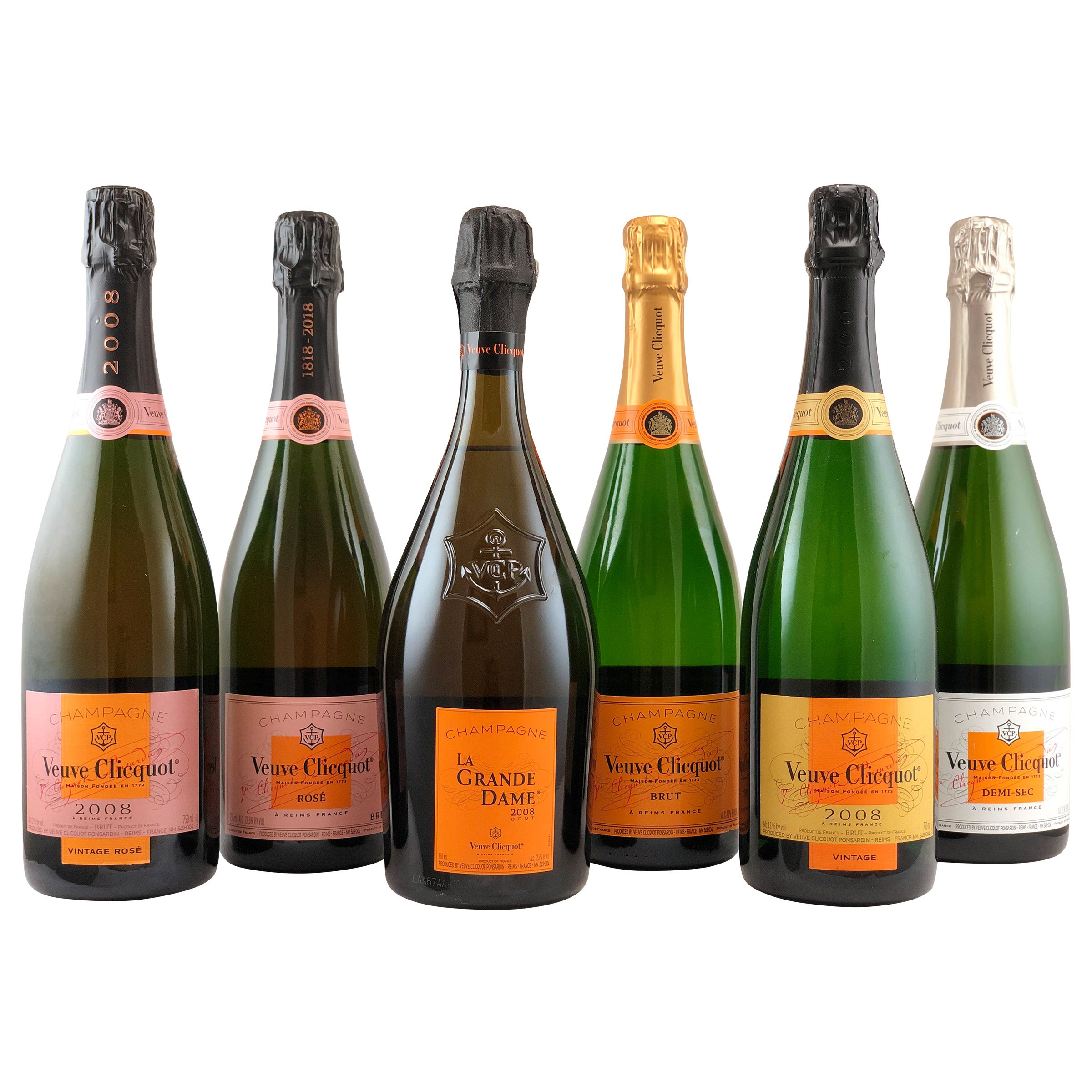 Veuve Clicquot Family 6-Pack, 750 ml, CA ONLY