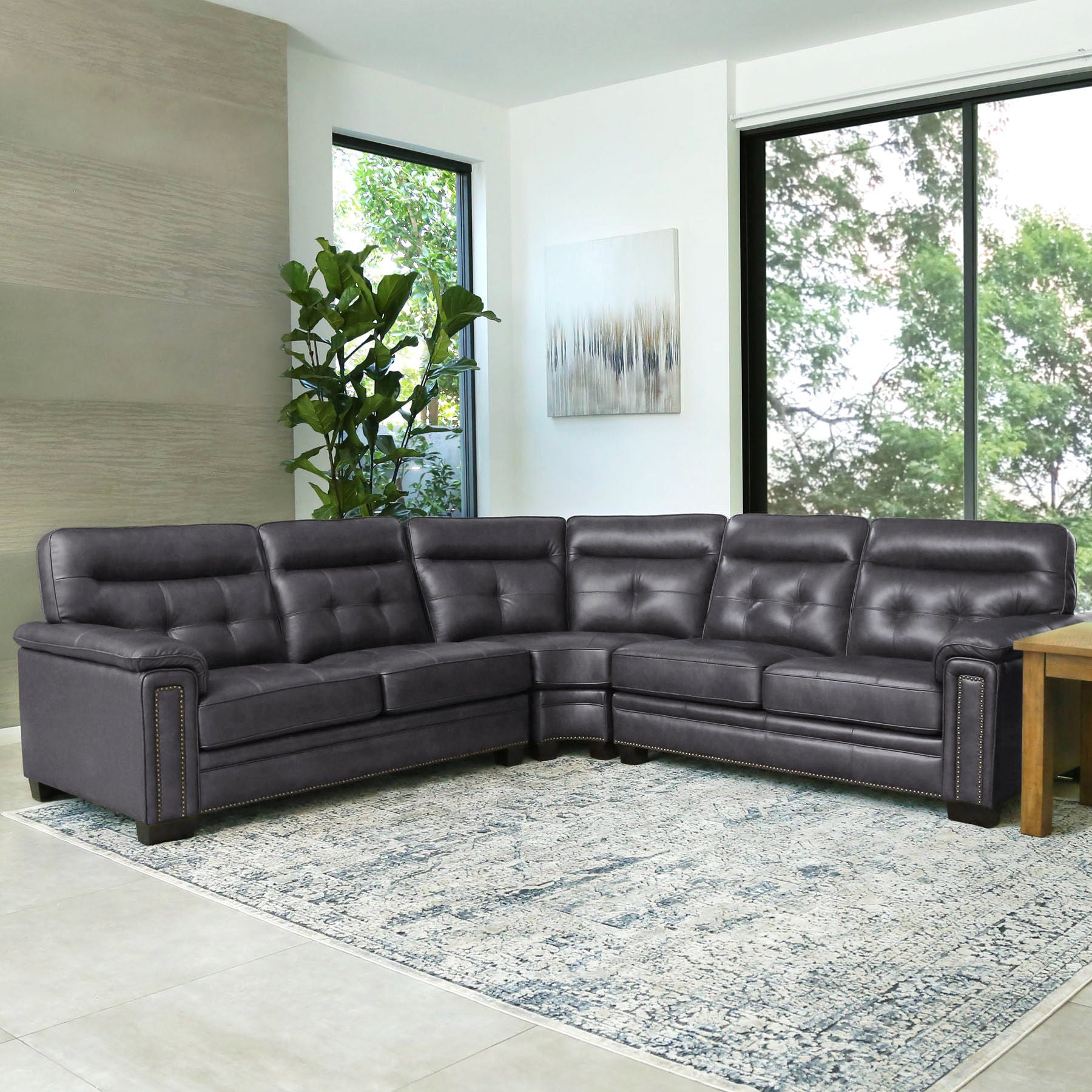 Harrison Leather Sectional
