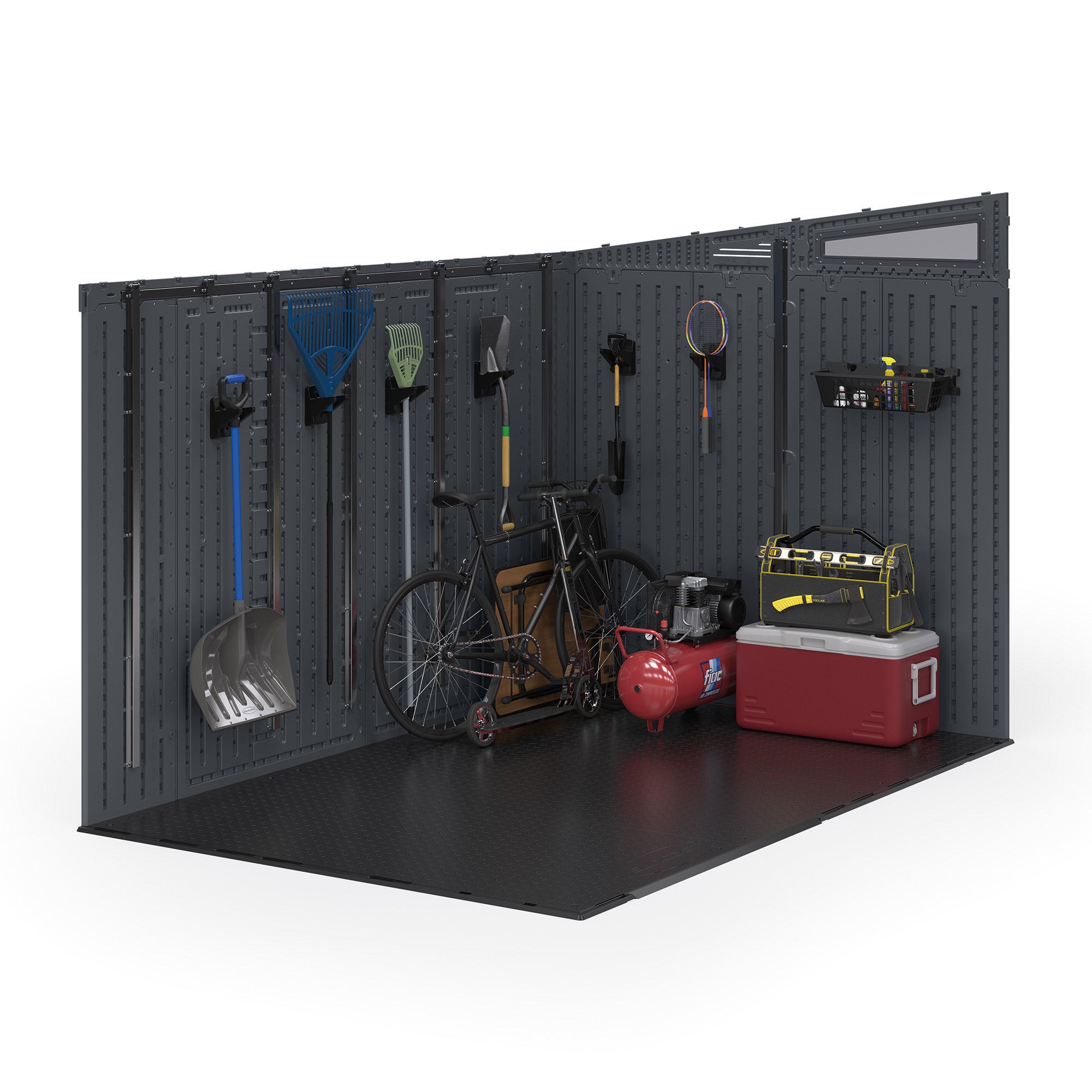 Suncast Modernist 10 ft x 7 ft. Sliding Door Storage Shed