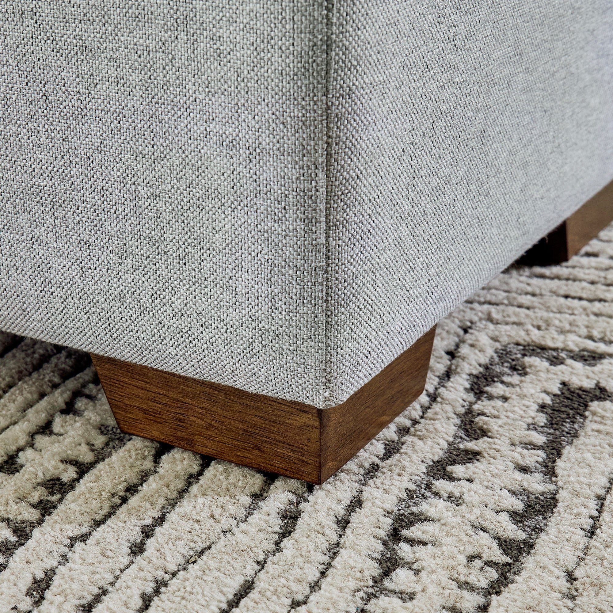 Elena Sofa Table & Two Ottomans