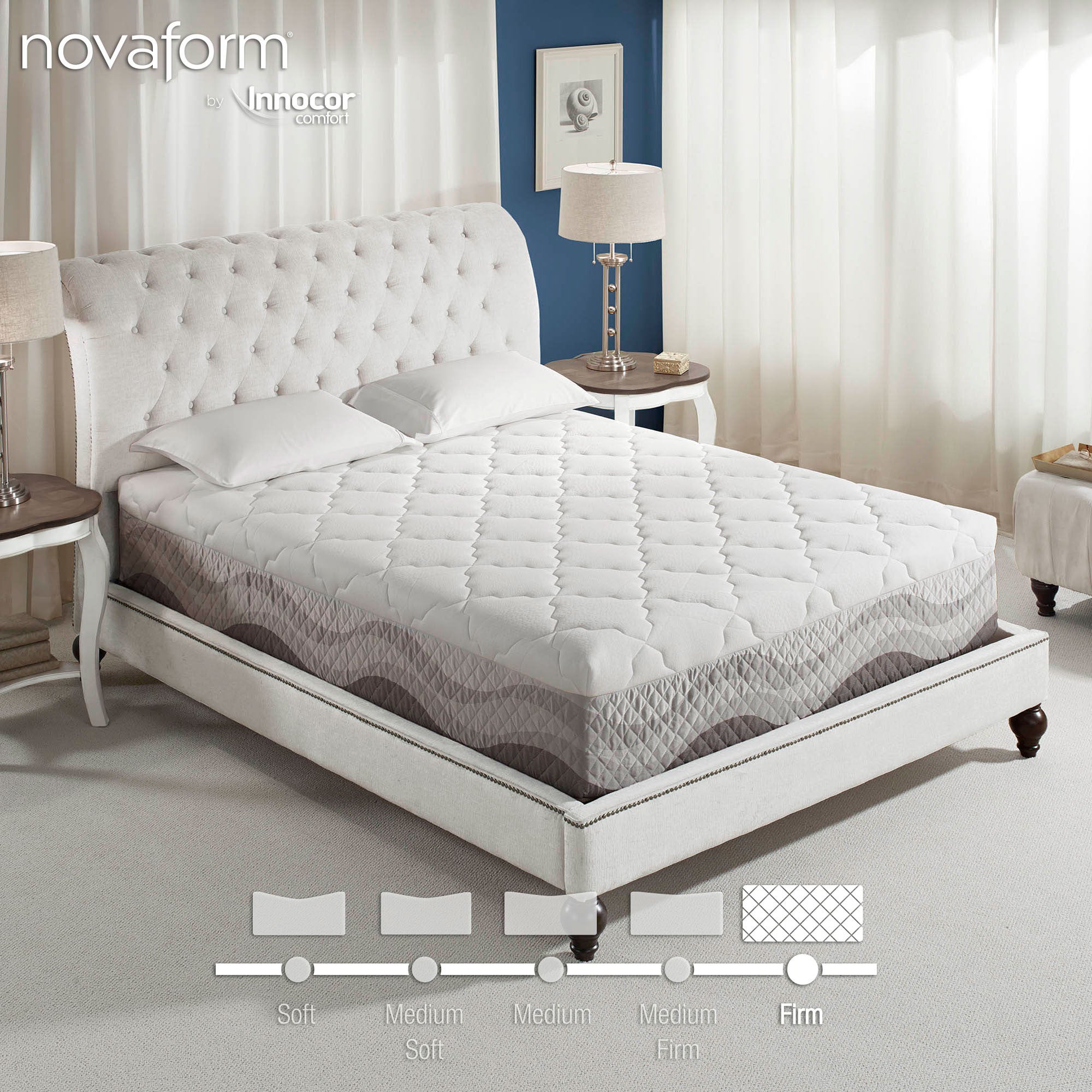 Novaform® 12" FlexTech Firm Cal King Memory Foam Mattress