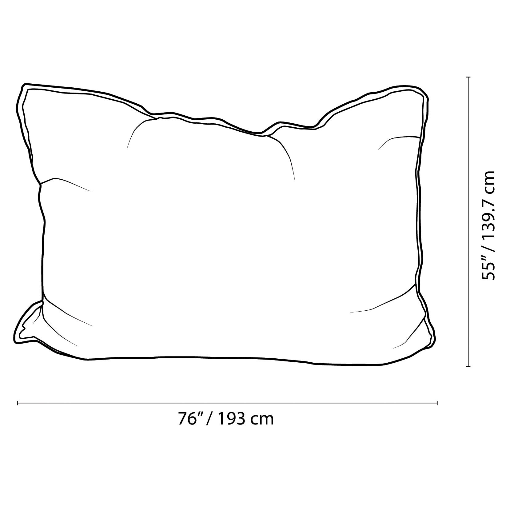 Lounge & Co Crash Foam Pillow