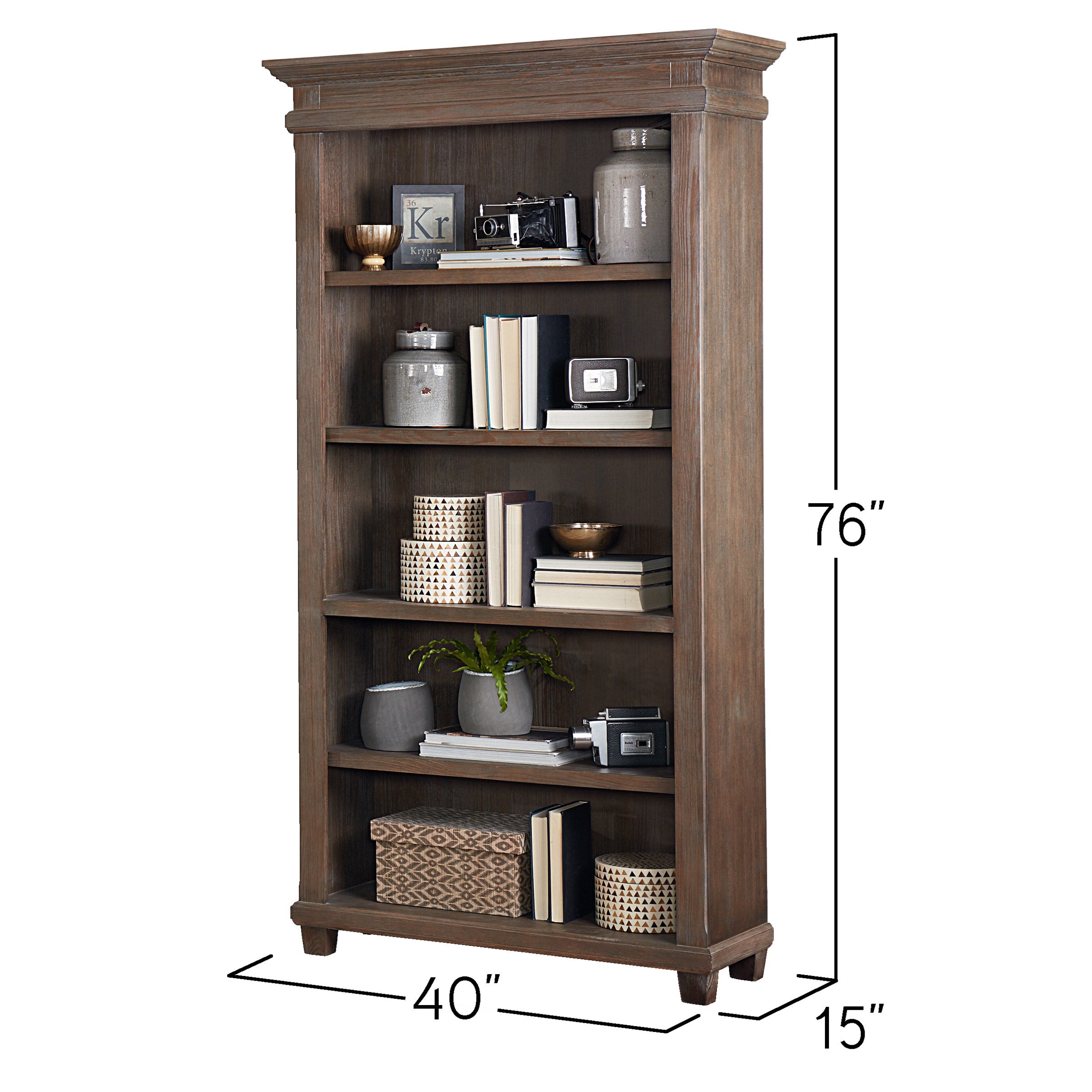 Campton Executive Desk 5-piece Office Suite