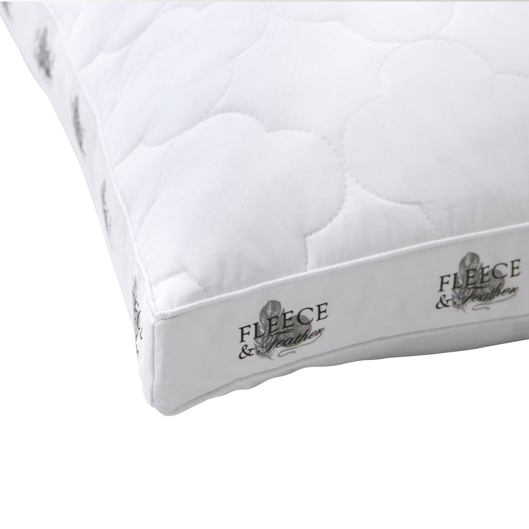 Quilted Wool Blend Surround Pillow
