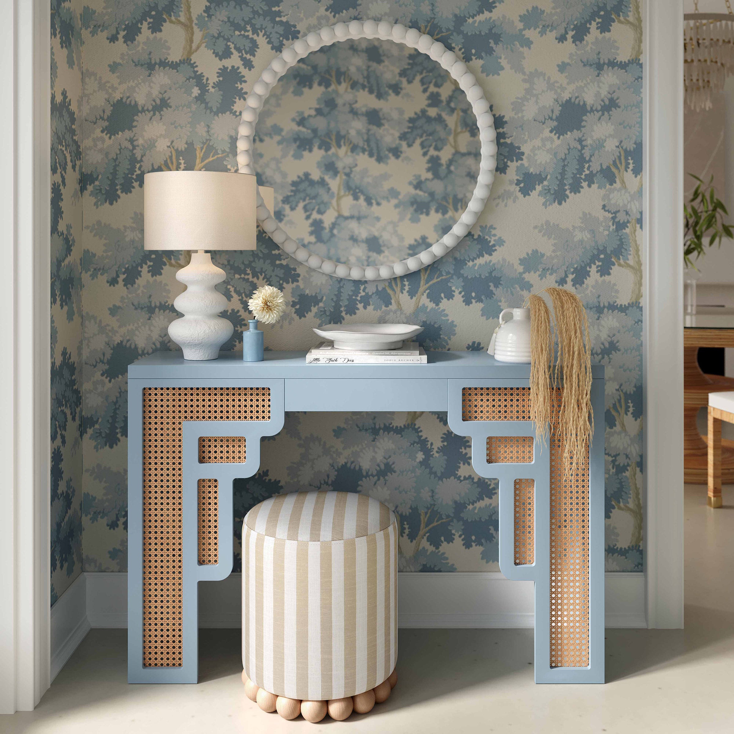 Dex Jacquard Fabric Ottoman