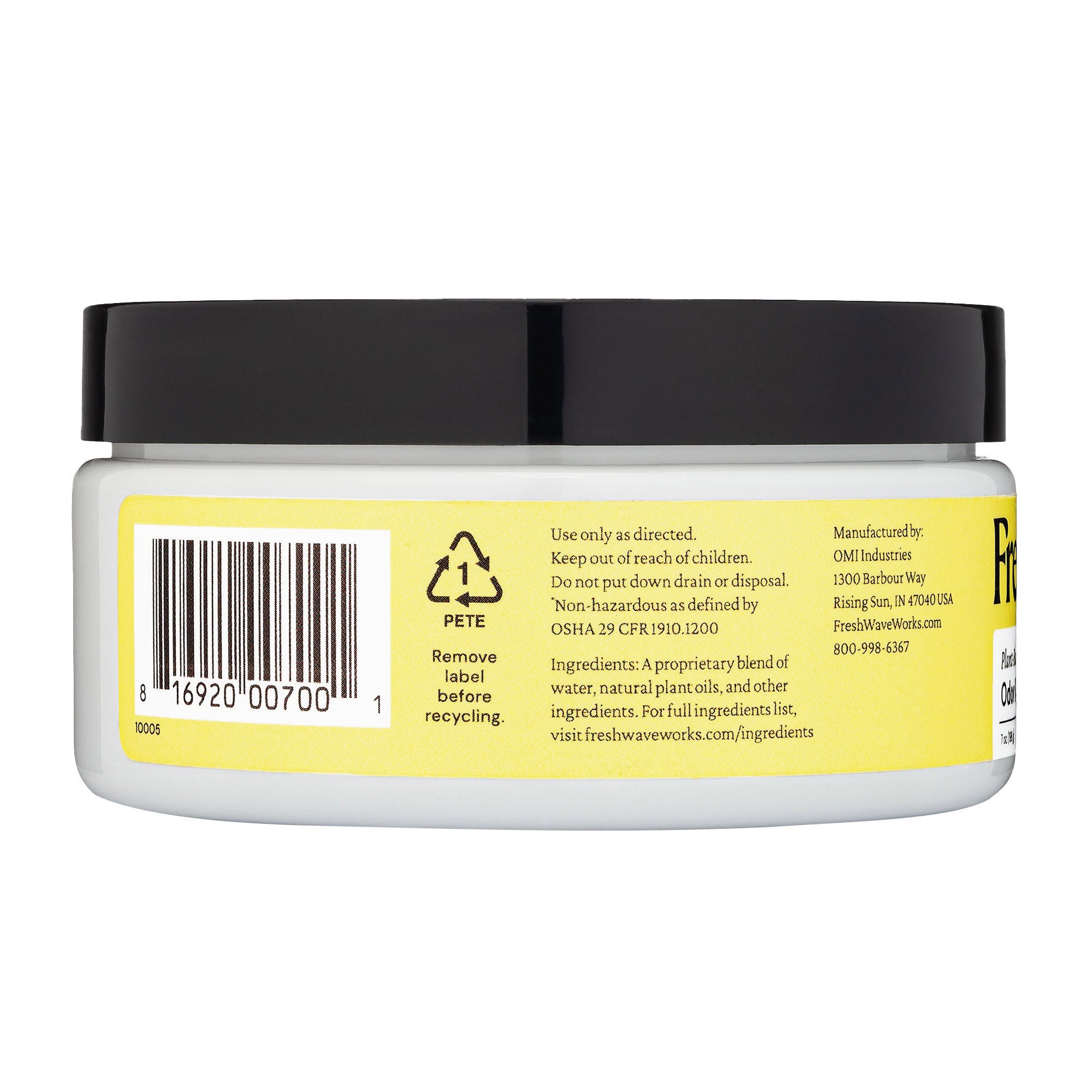 Fresh Wave Odor Removing Gel, Lemon, 7 oz, 6-count