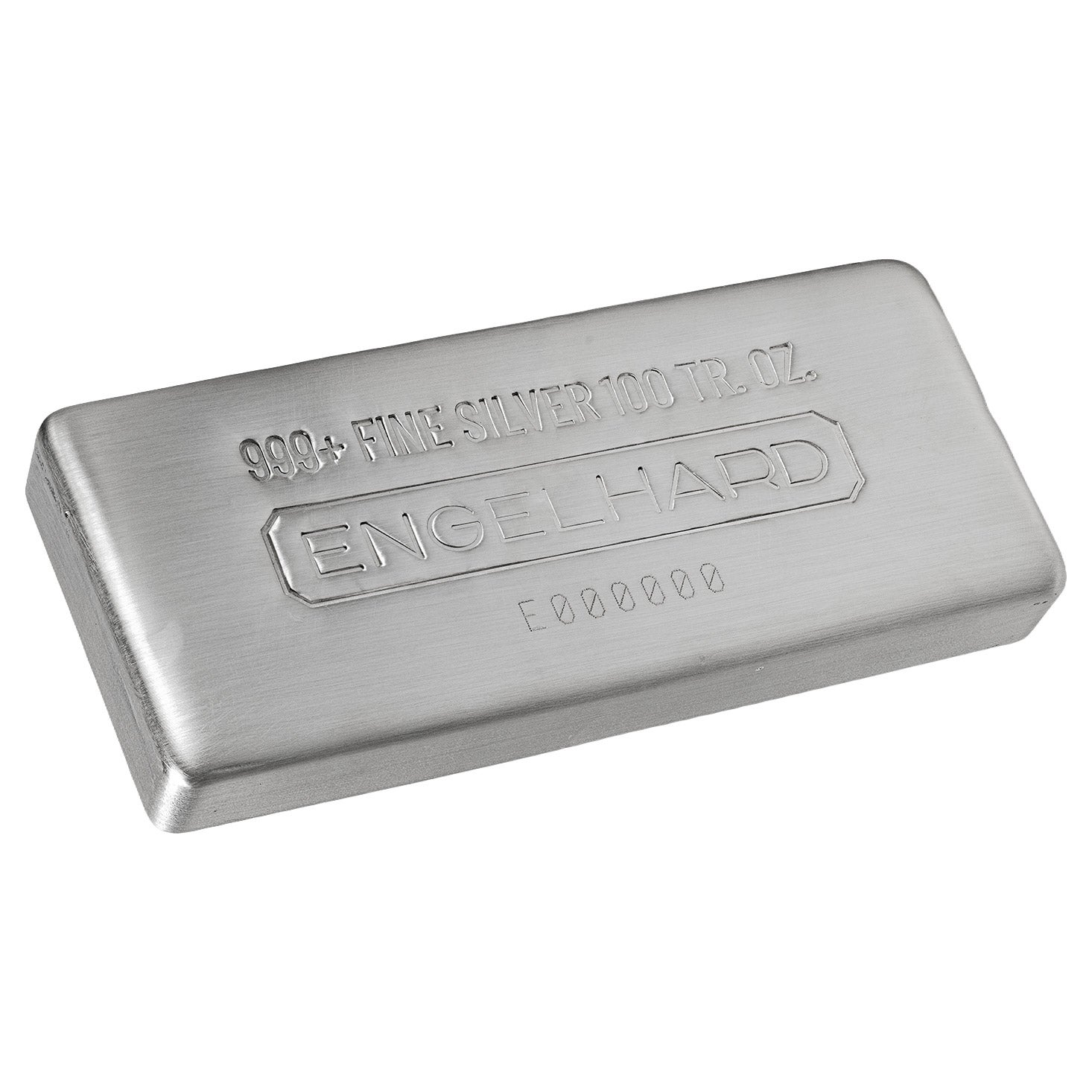100 oz Engelhard Cast Silver Bar