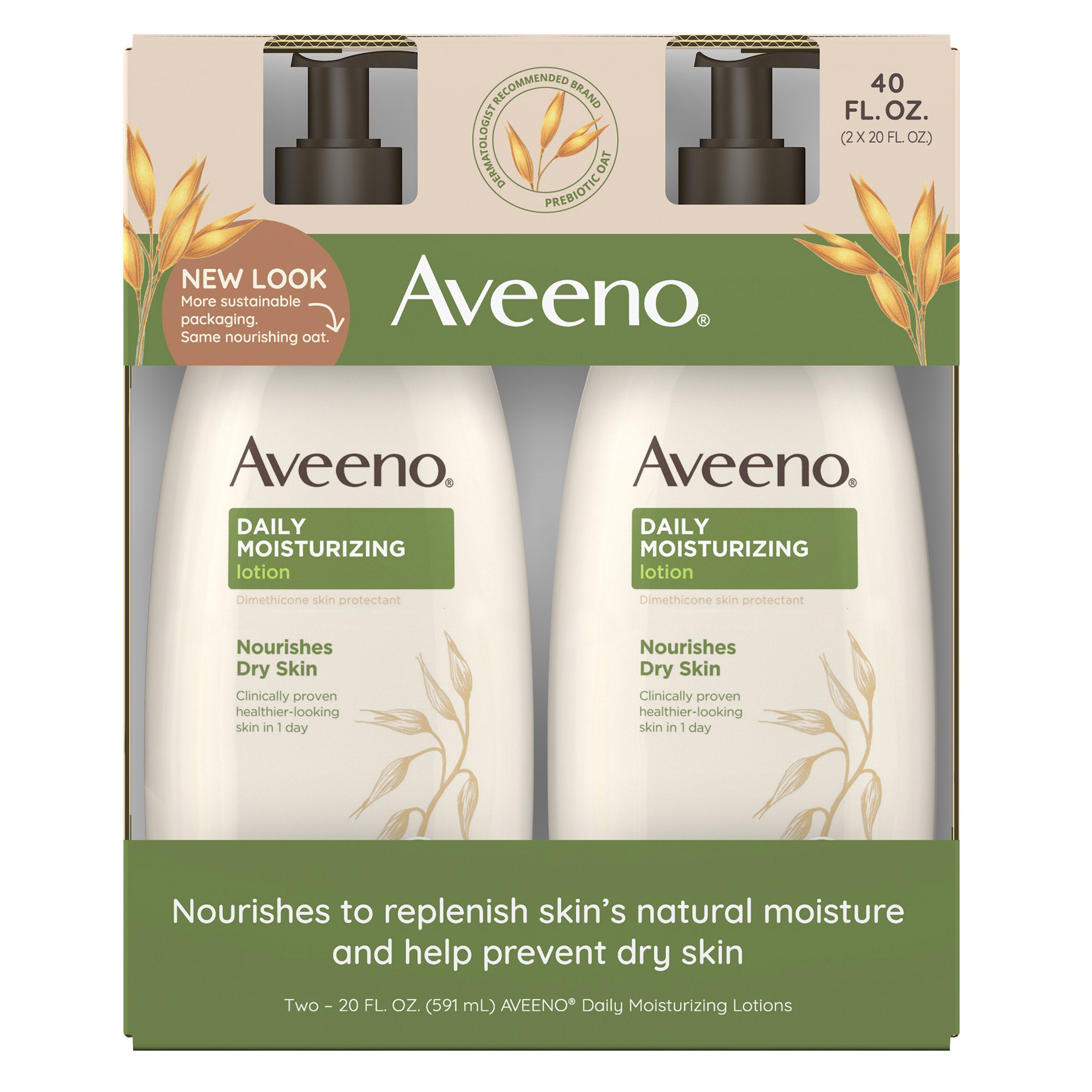 Aveeno Daily Moisturizing Lotion 20 fl oz., 2-pack