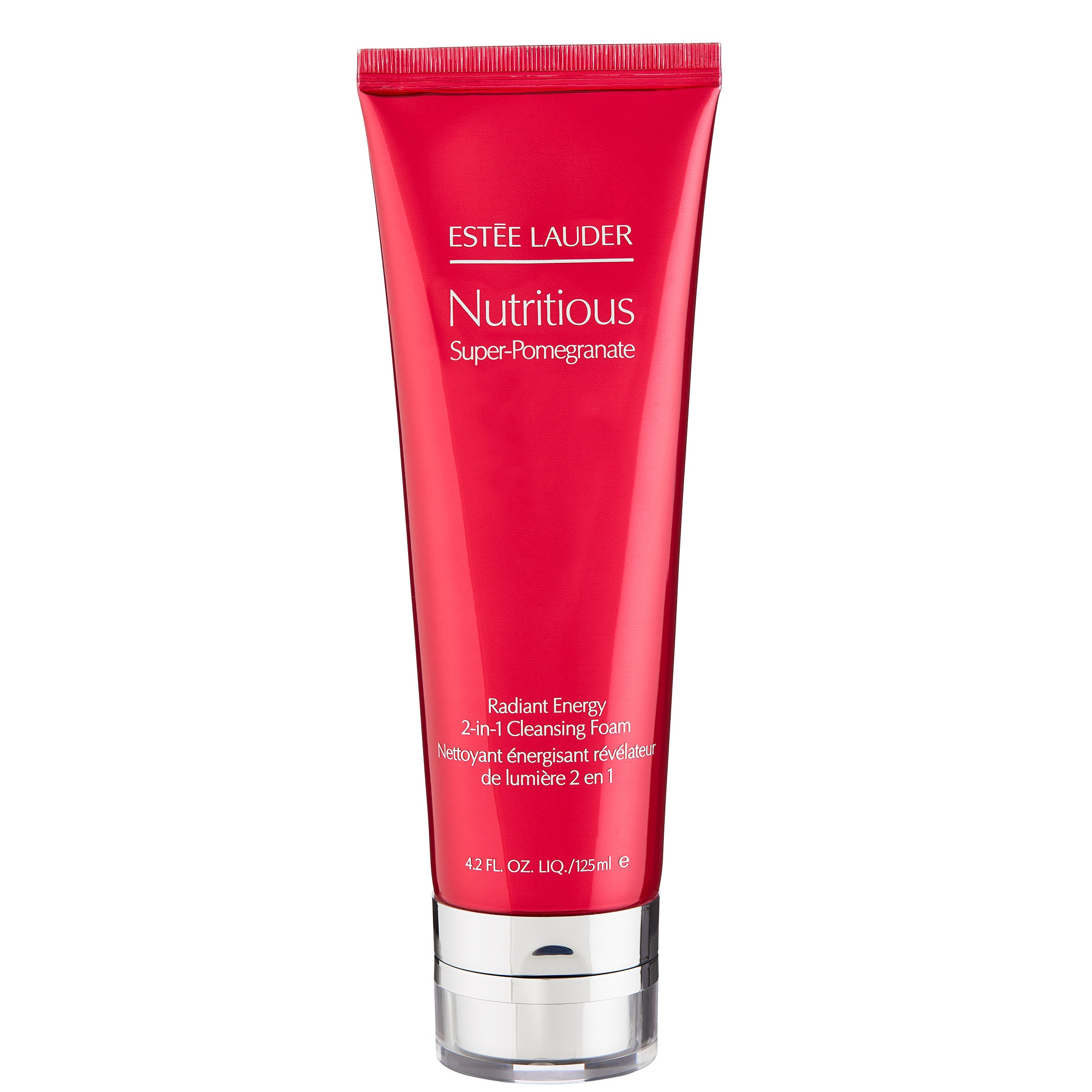 ESTEE LAUDER Nutritious Super-Pomegranate Radiant Energy 2-in-1 Cleansing Foam, 4.2 fl oz